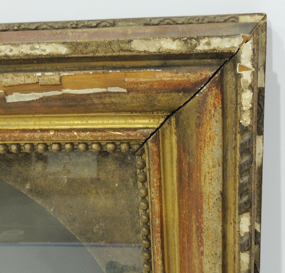 Antique Oil Painting by Louis Mathieu Didier Guillaume