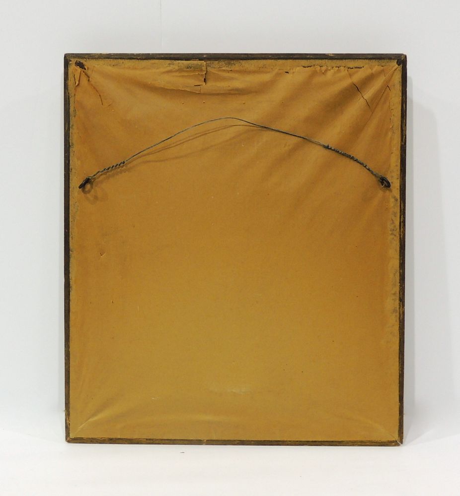 Antique Oil Painting by Louis Mathieu Didier Guillaume