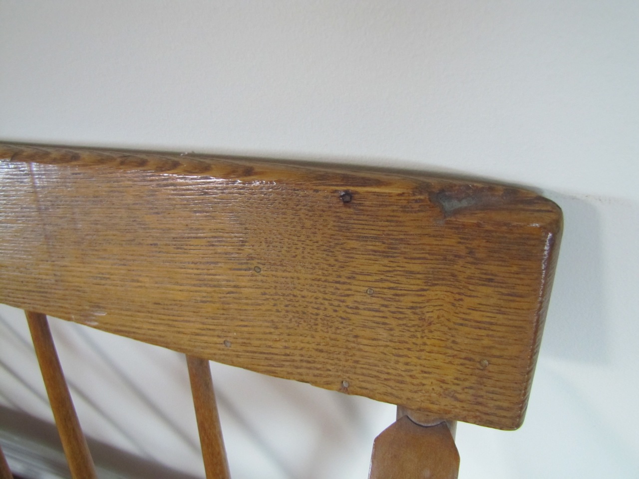 Antique Windsor Style Deacons Bench