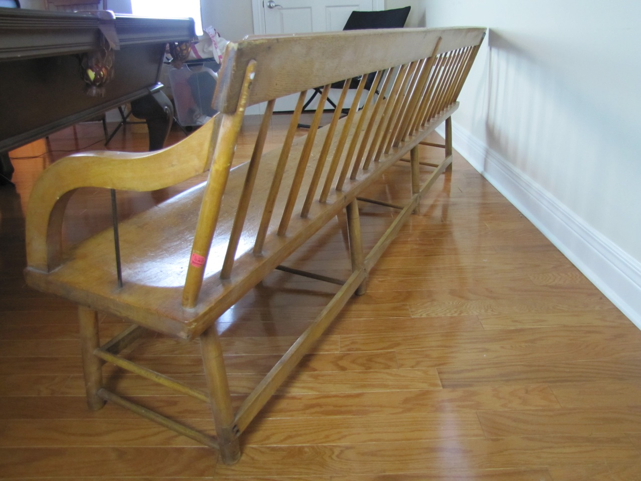 Antique Windsor Style Deacons Bench