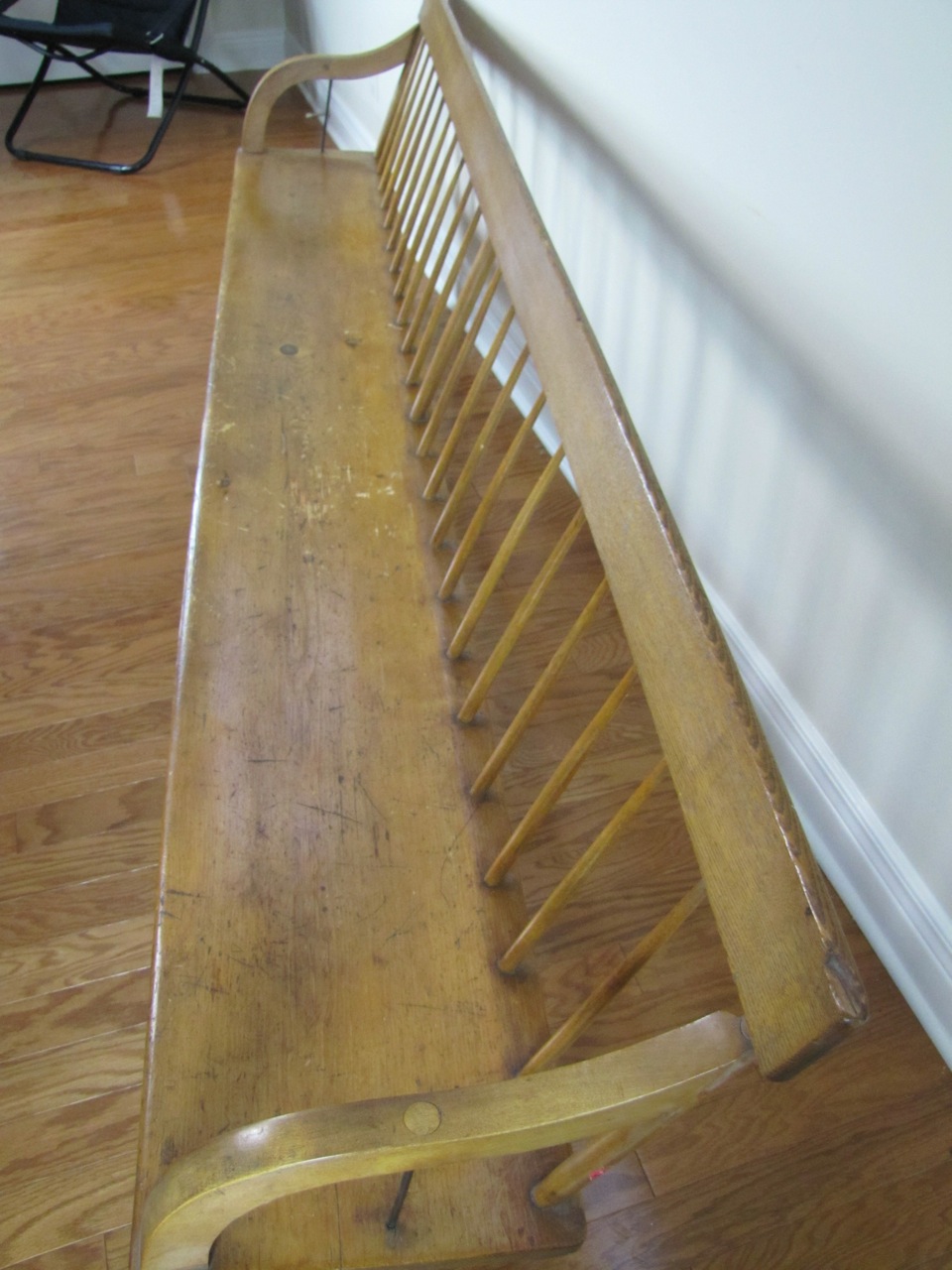 Antique Windsor Style Deacons Bench
