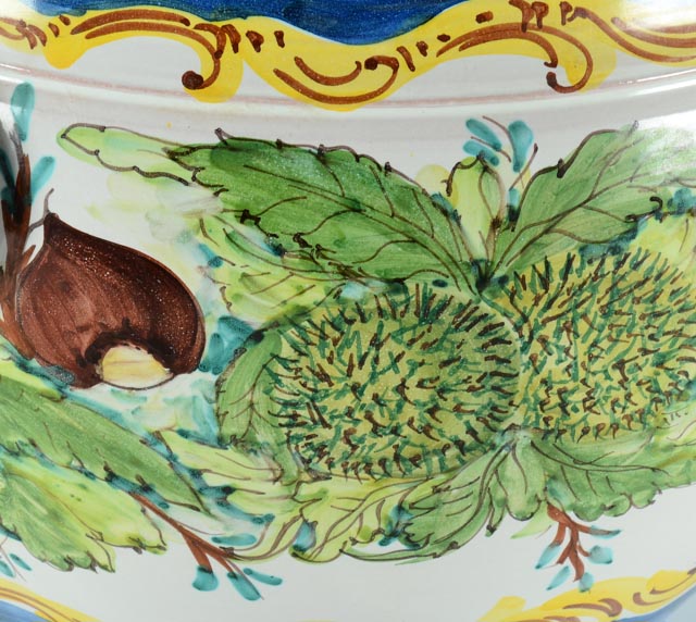 Italian Majolica Jardiniere
