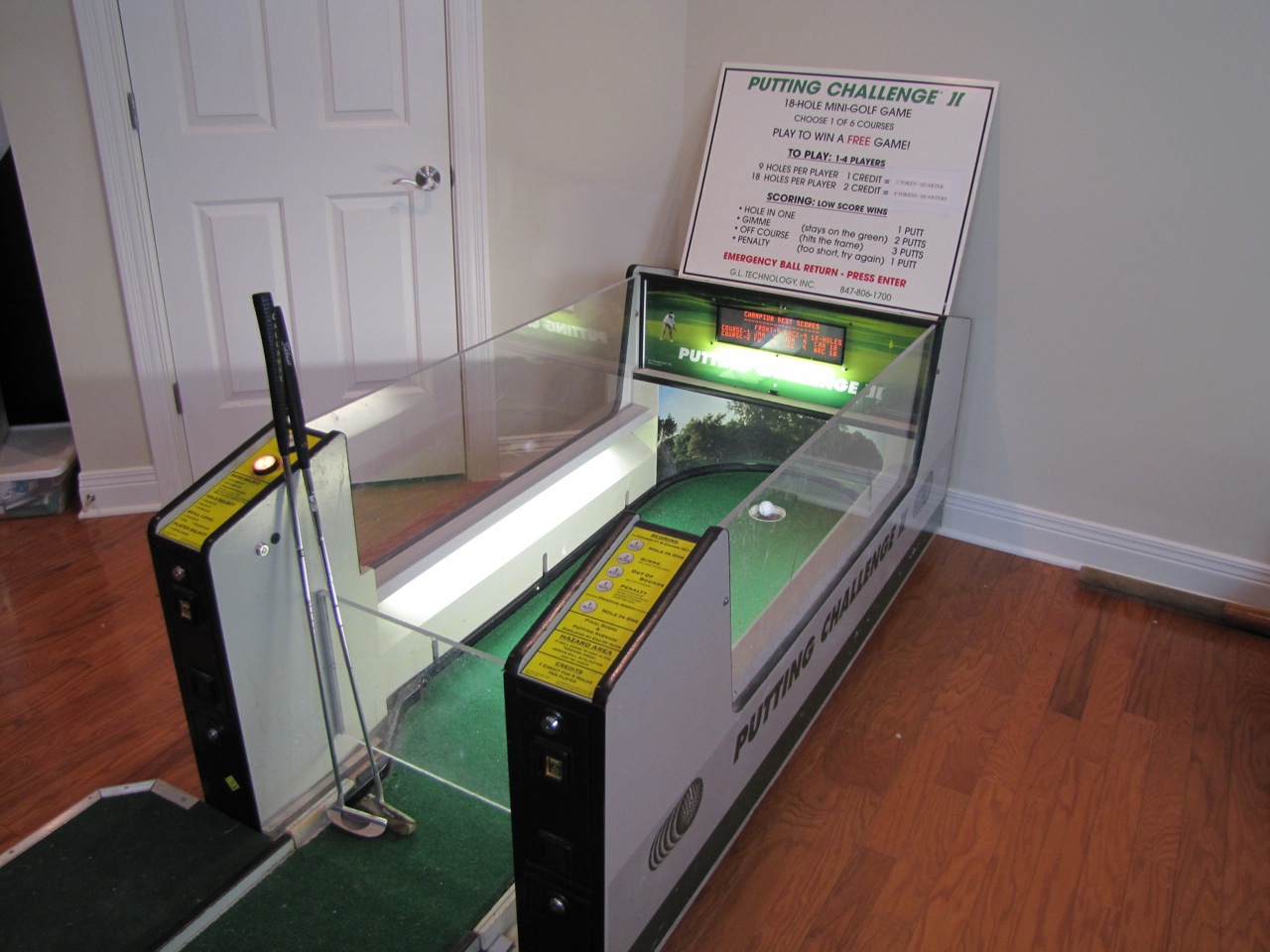 Putting Challenge II Electronic Arcade Game