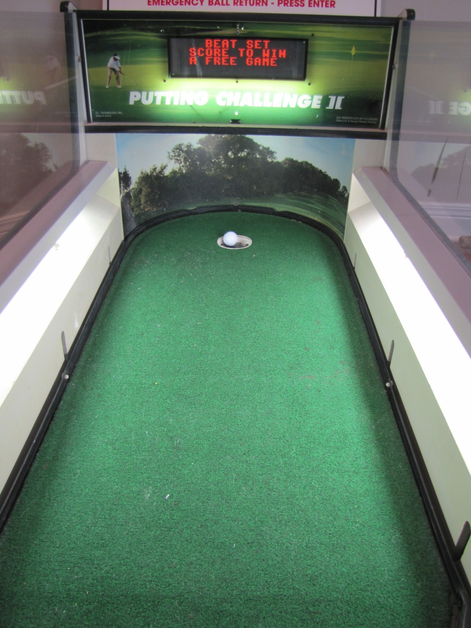 Putting Challenge II Electronic Arcade Game