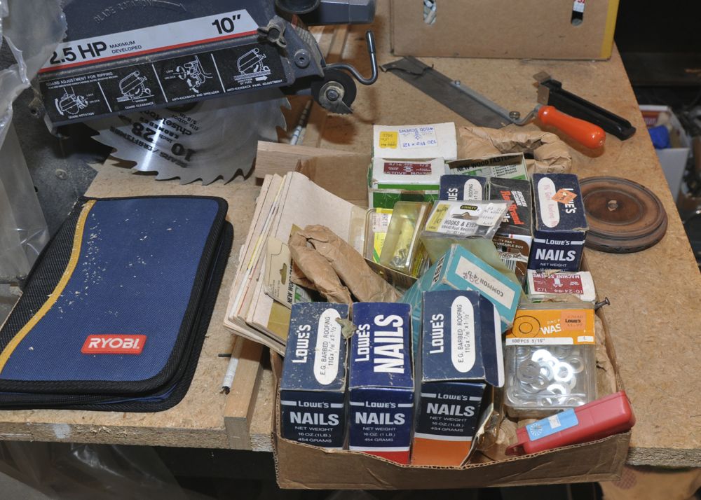 Large Set of Wood Shop Tools