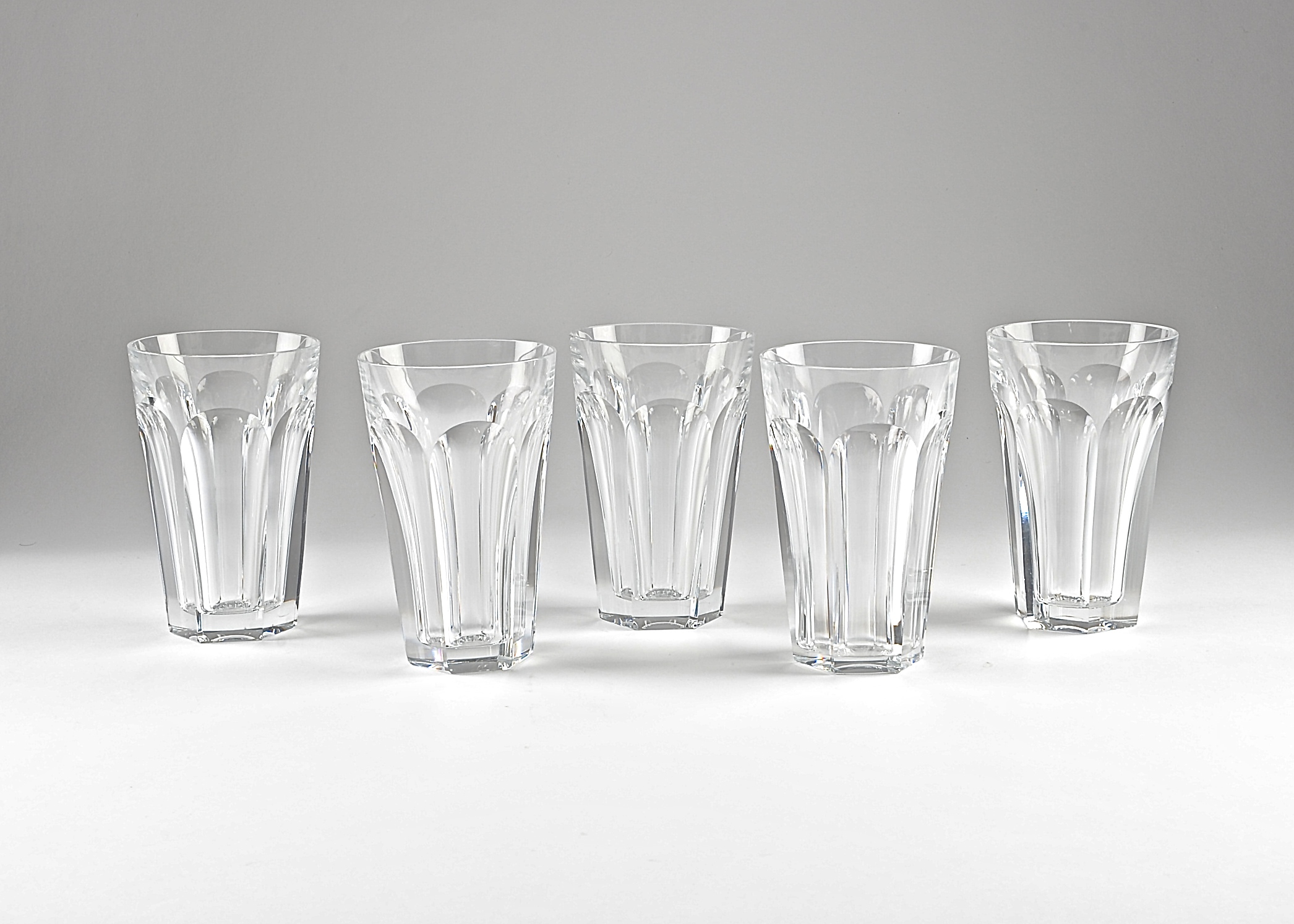 Five Baccarat "Malmaison" Highball Glasses