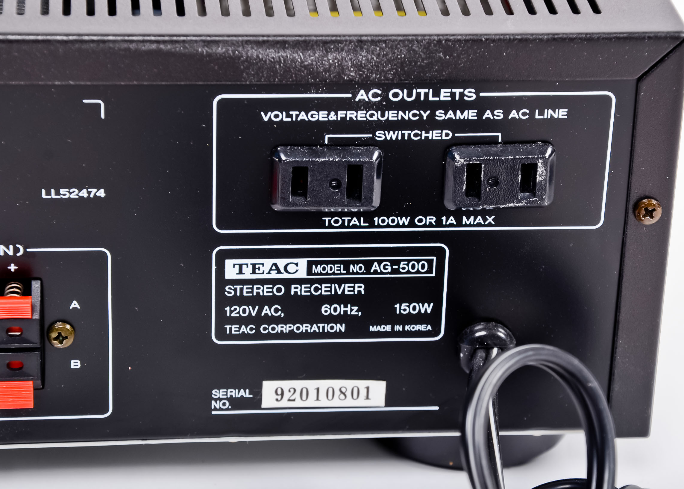 Teac AG-500 Receiver