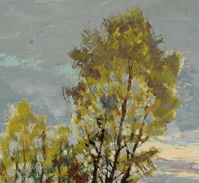 Original S. Wakaishi Oil on Canvas Painting