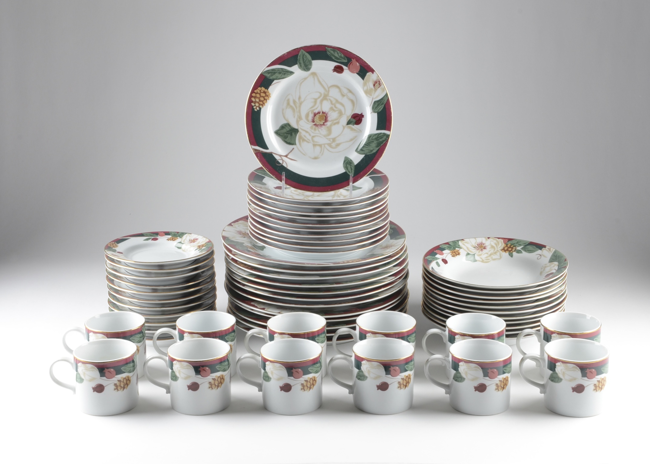 Tienshan Fine China Magnolia Pattern