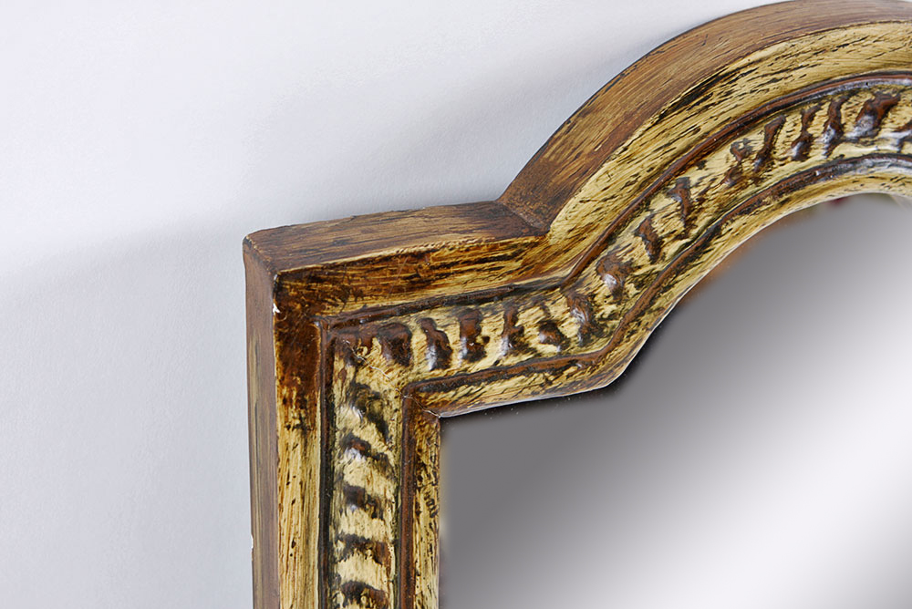 Gold Tone Framed Mirror