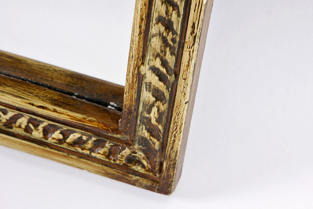 Gold Tone Framed Mirror