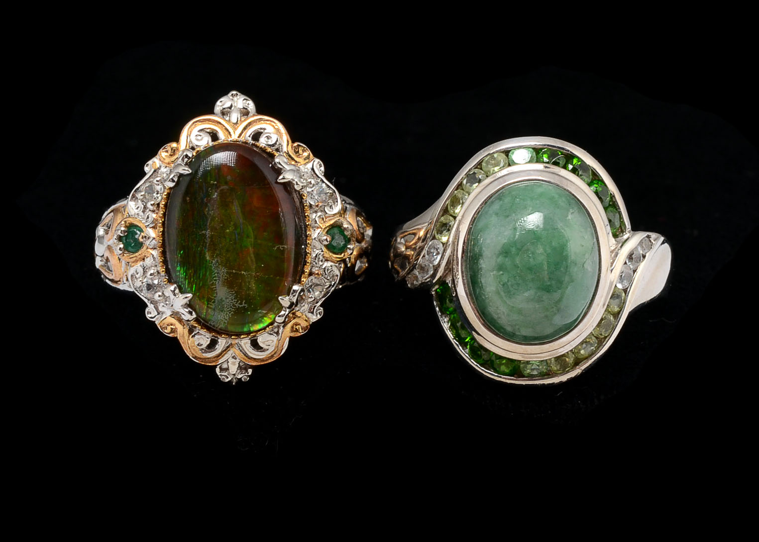 Two Sterling Silver Rings