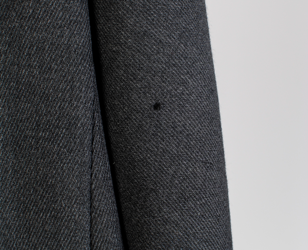 Women's 1960s Vintage Wool Coat with Fur Trim