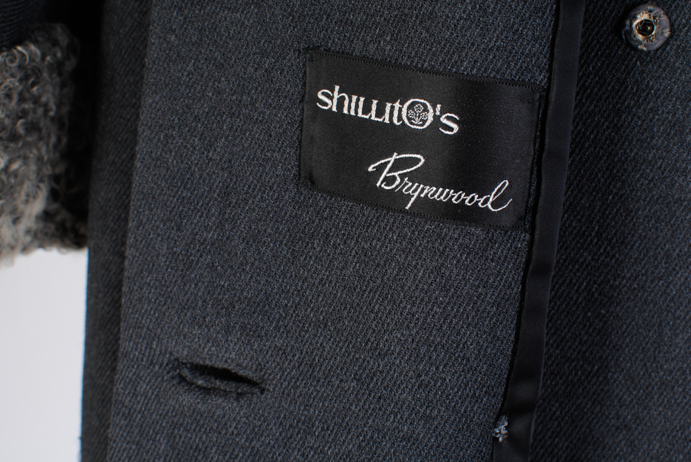 Women's 1960s Vintage Wool Coat with Fur Trim