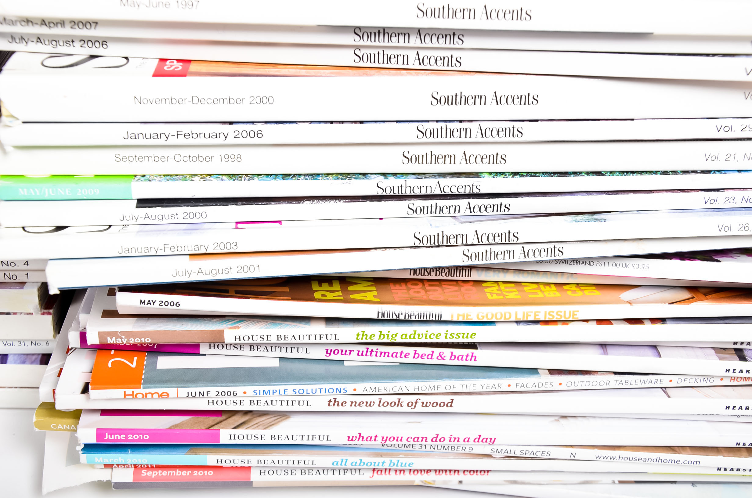 Large Assortment of Decorating Magazines