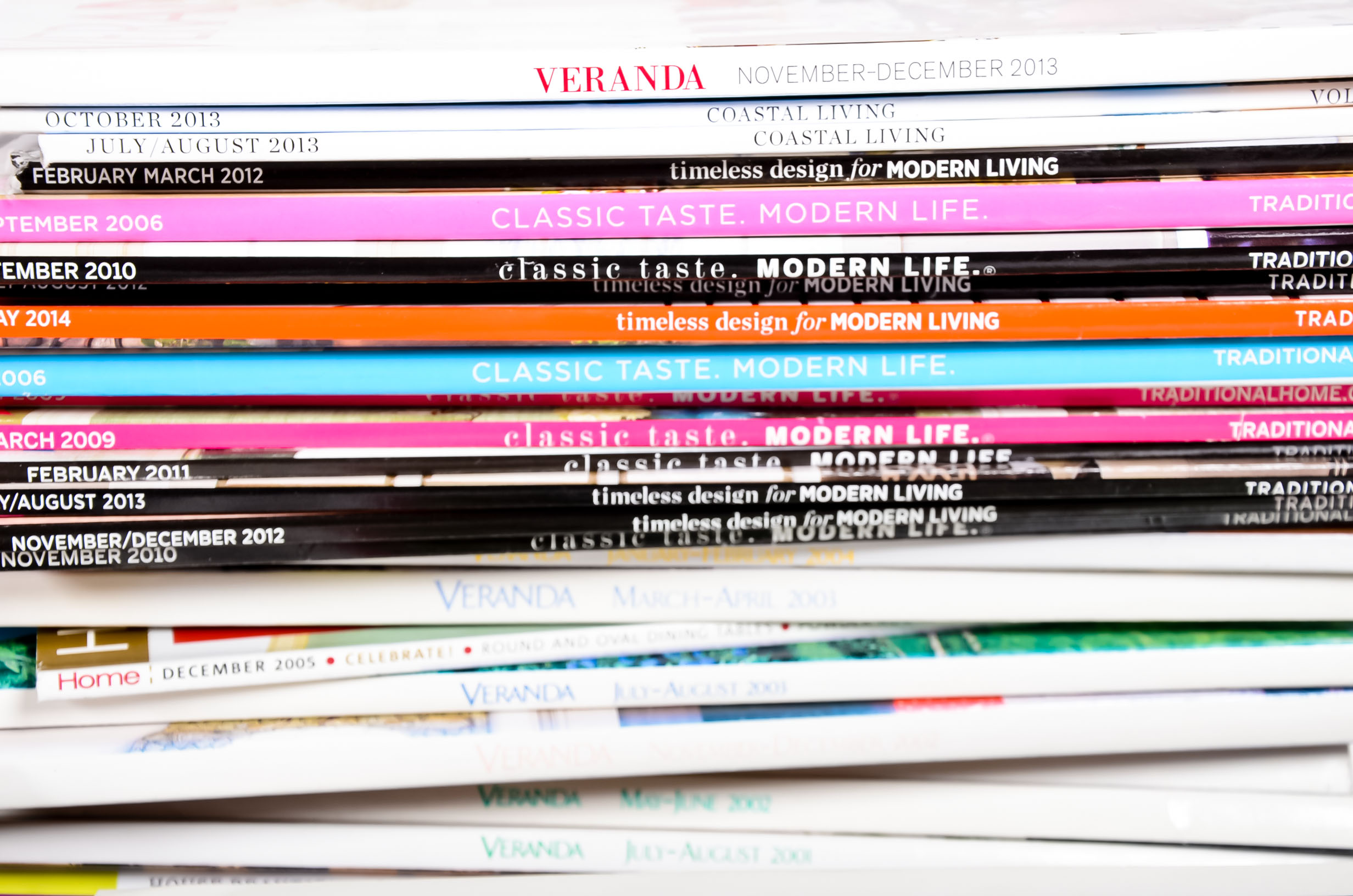 Large Assortment of Decorating Magazines