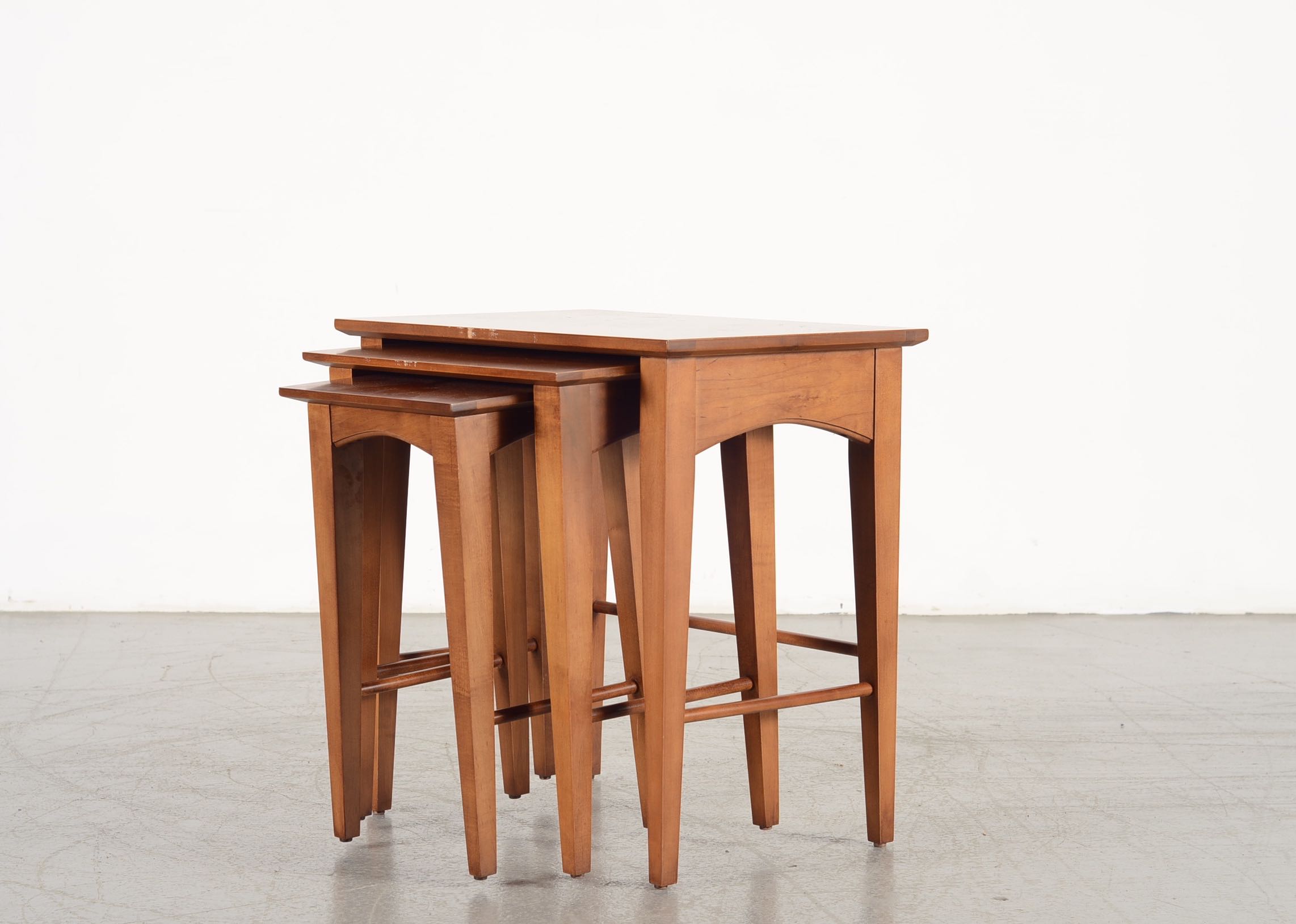 Set of Maple Nesting Tables