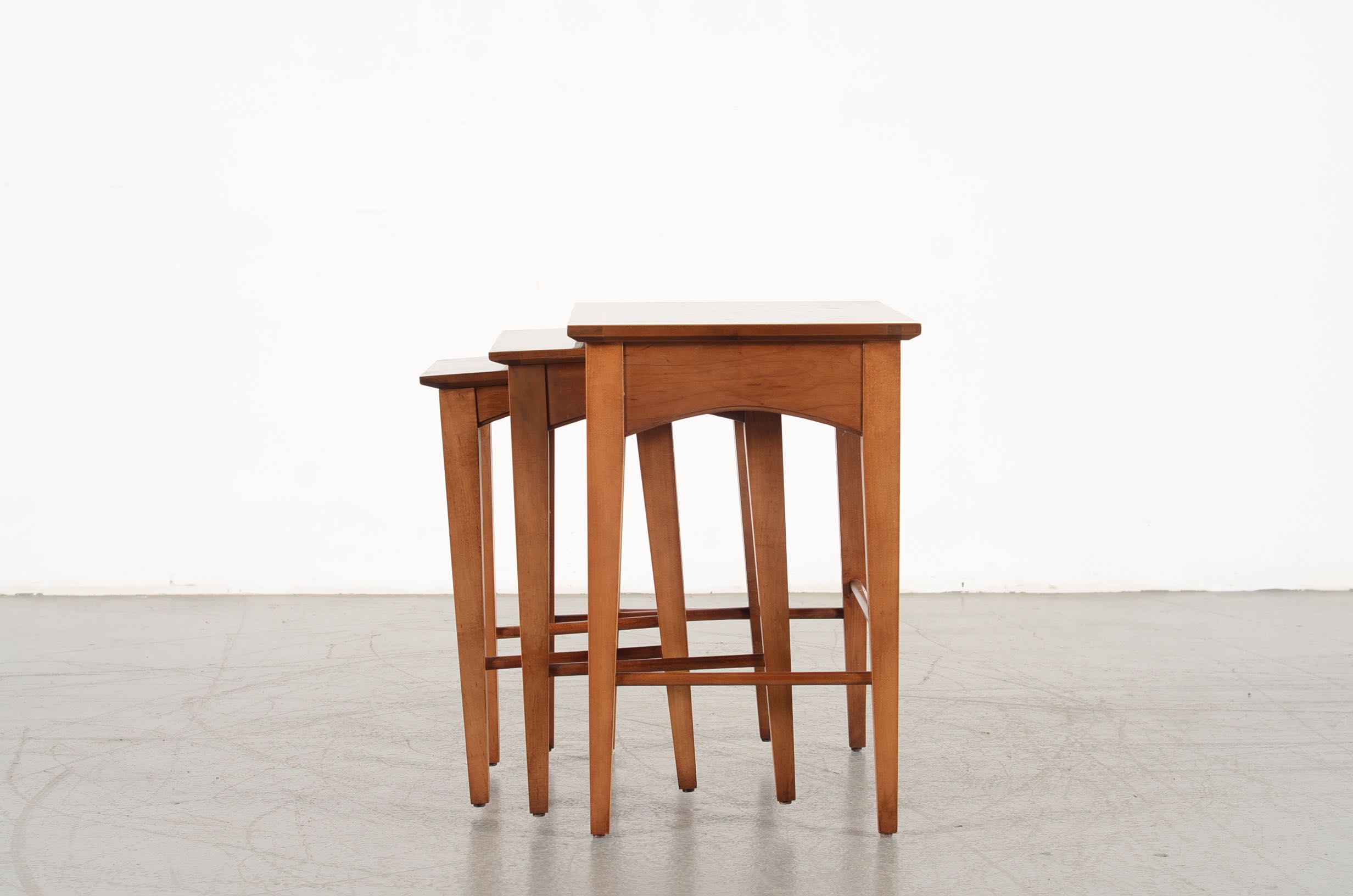 Set of Maple Nesting Tables