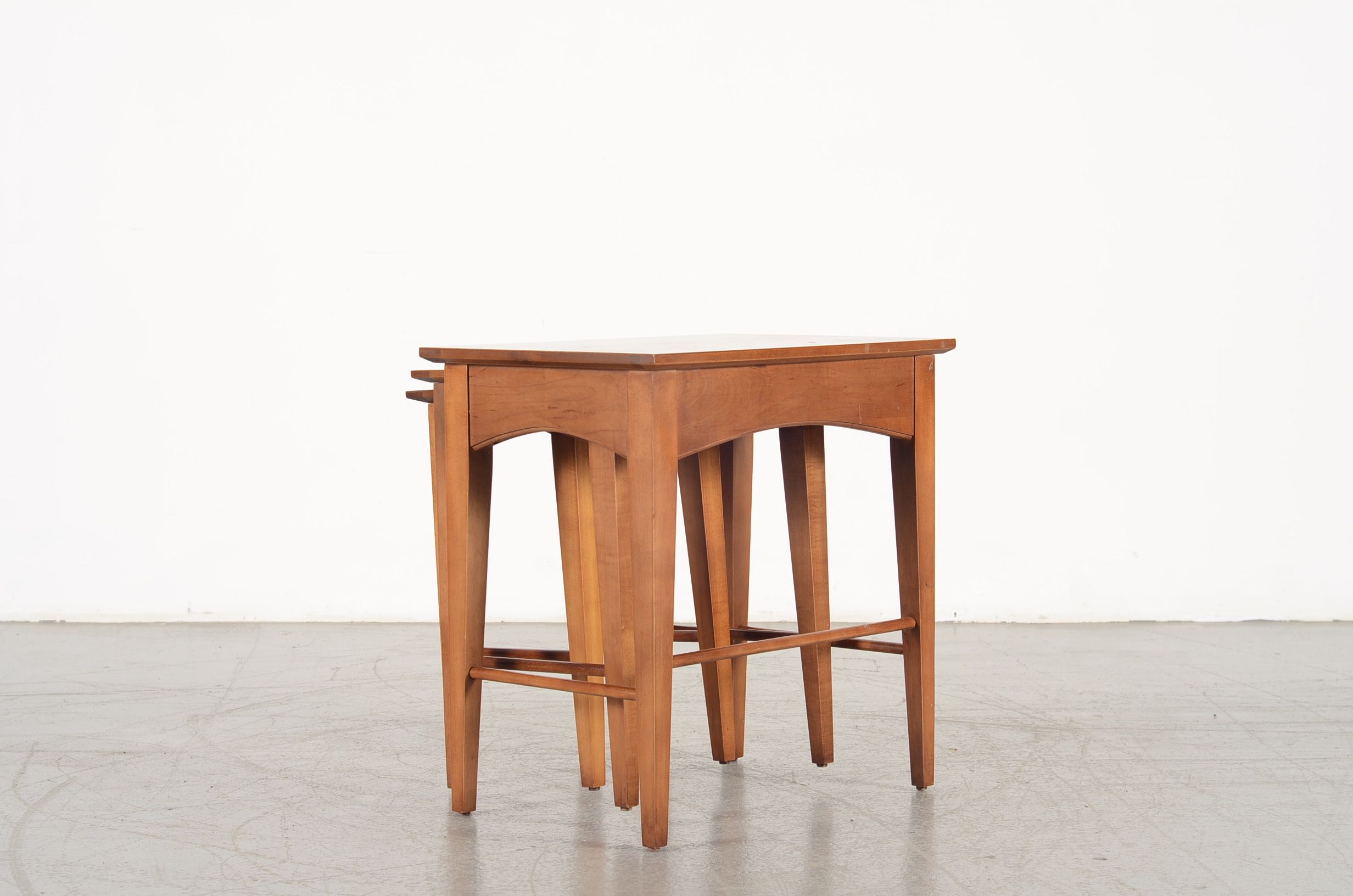 Set of Maple Nesting Tables
