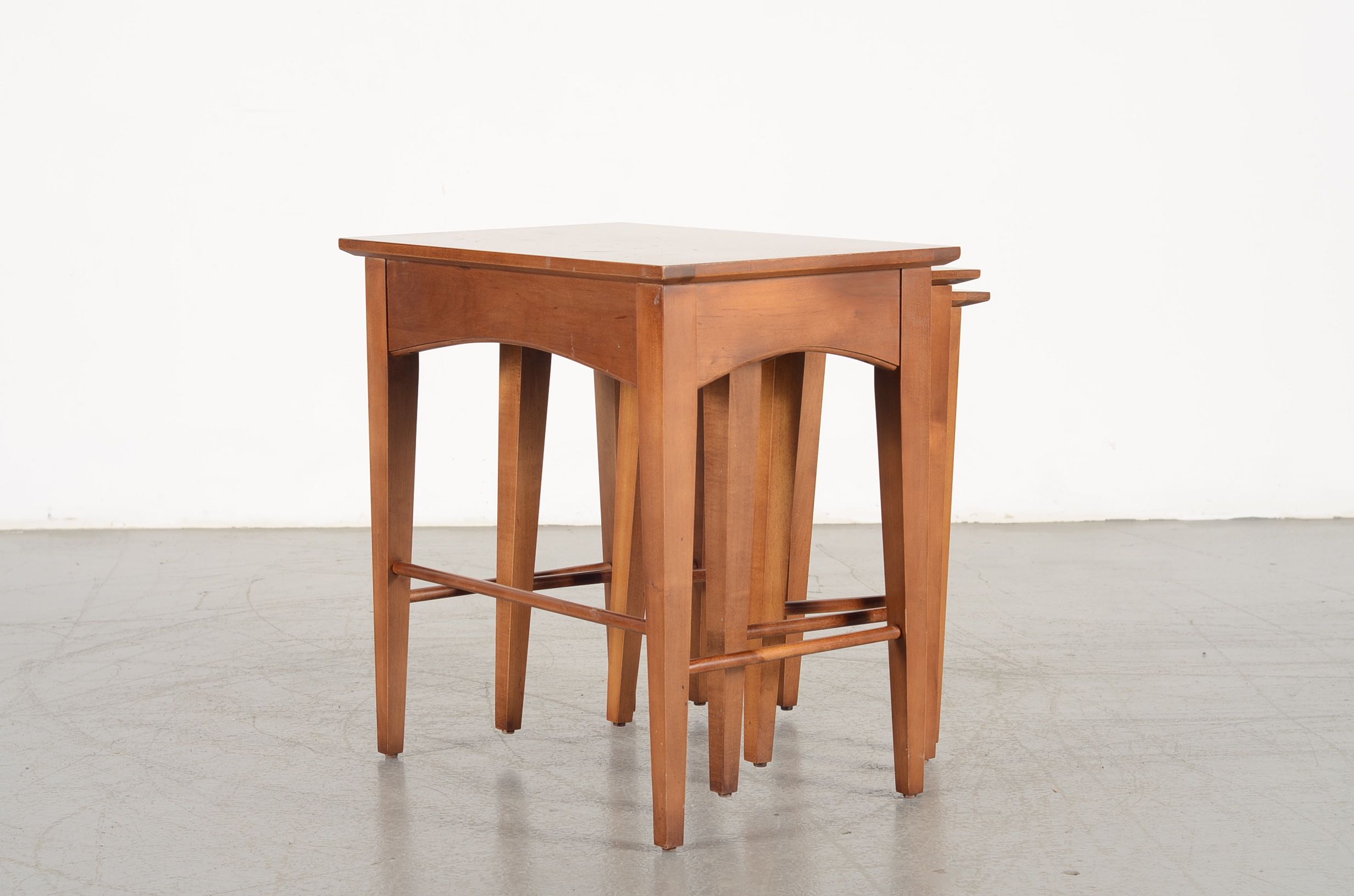 Set of Maple Nesting Tables