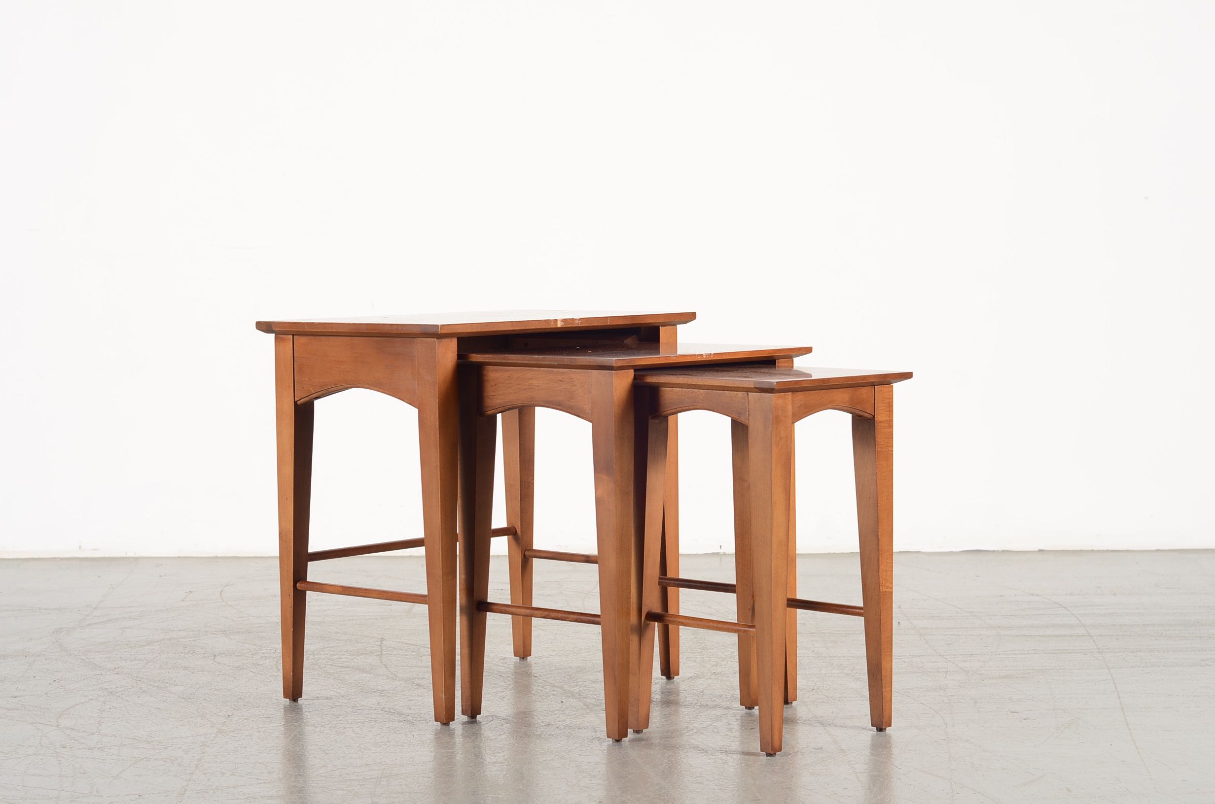Set of Maple Nesting Tables