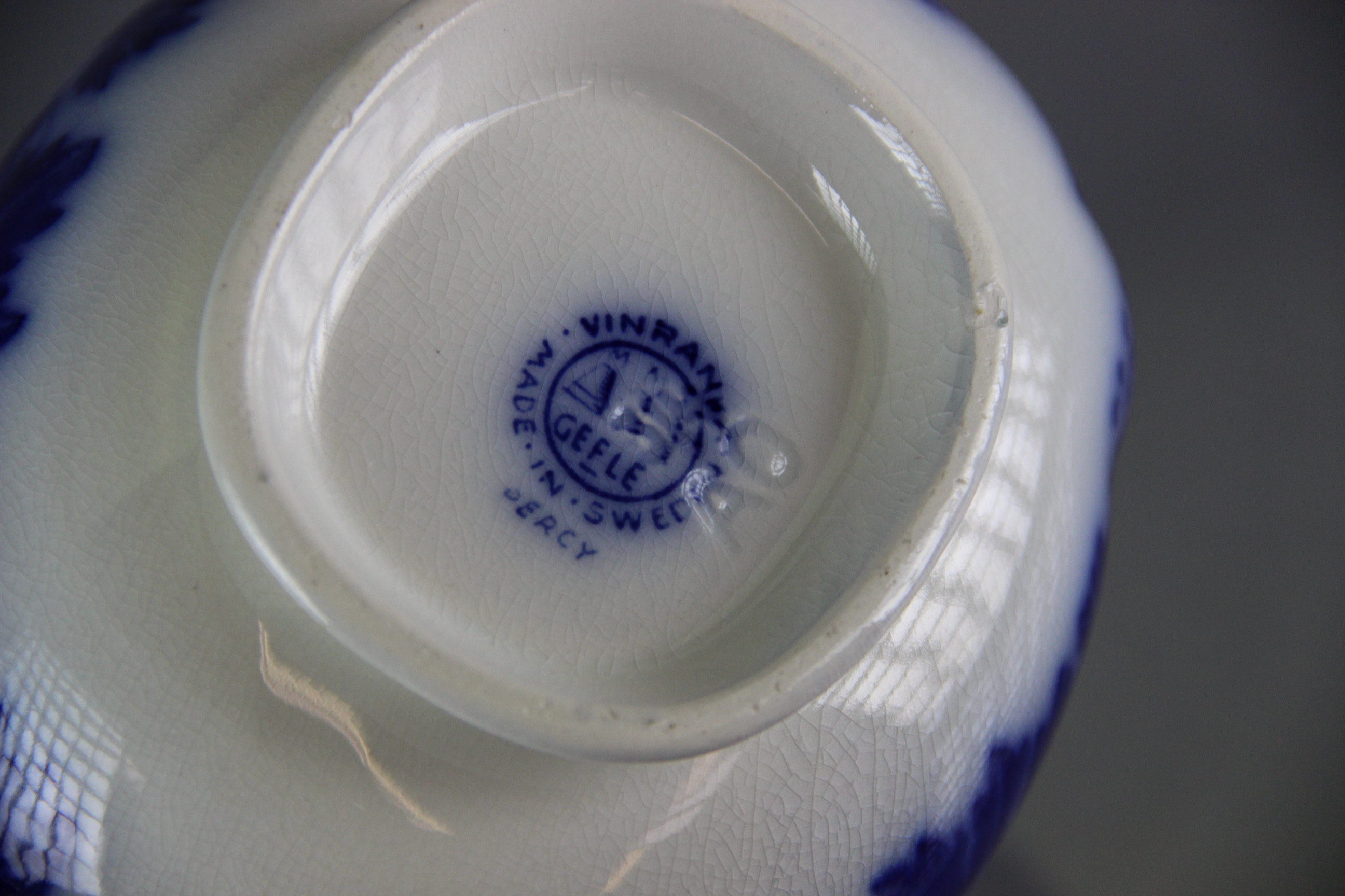 Vintage Gefle "Vinranka" Swedish Porcelain Set