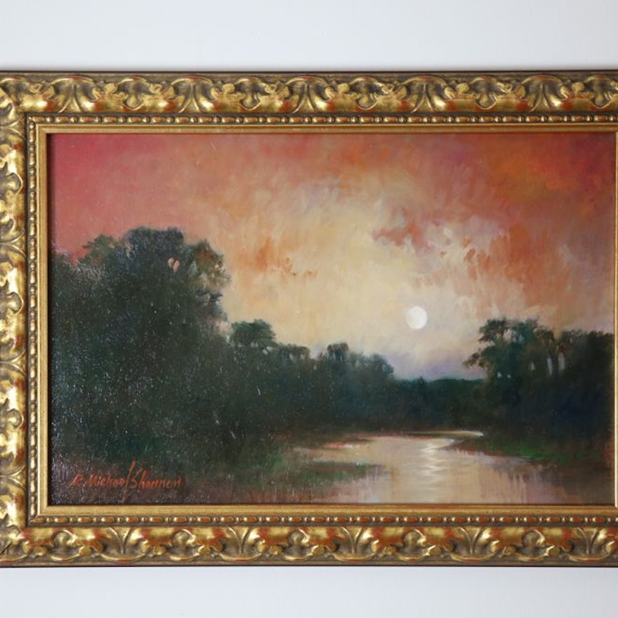 Framed Oil Painting by R. Michael Shannon