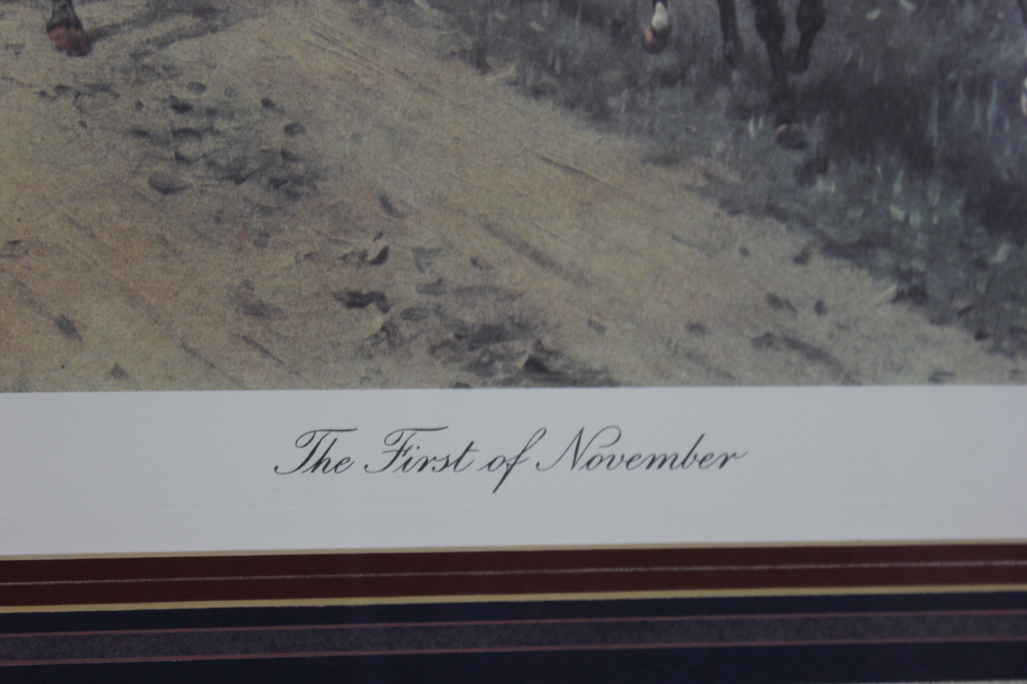 "The First of November" by Artist George Wright