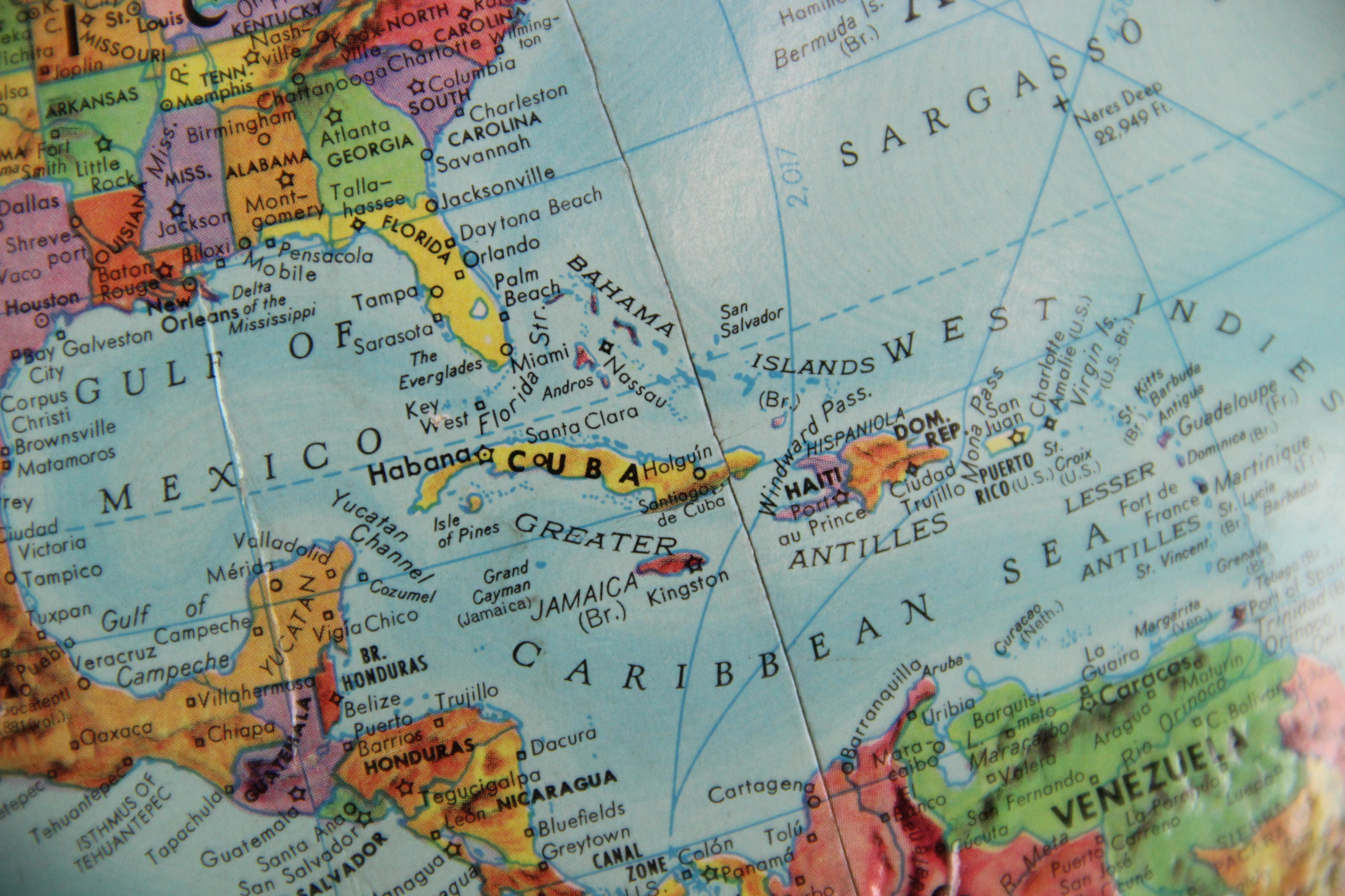 Vintage Replogle 'Stereo Relief' Globe