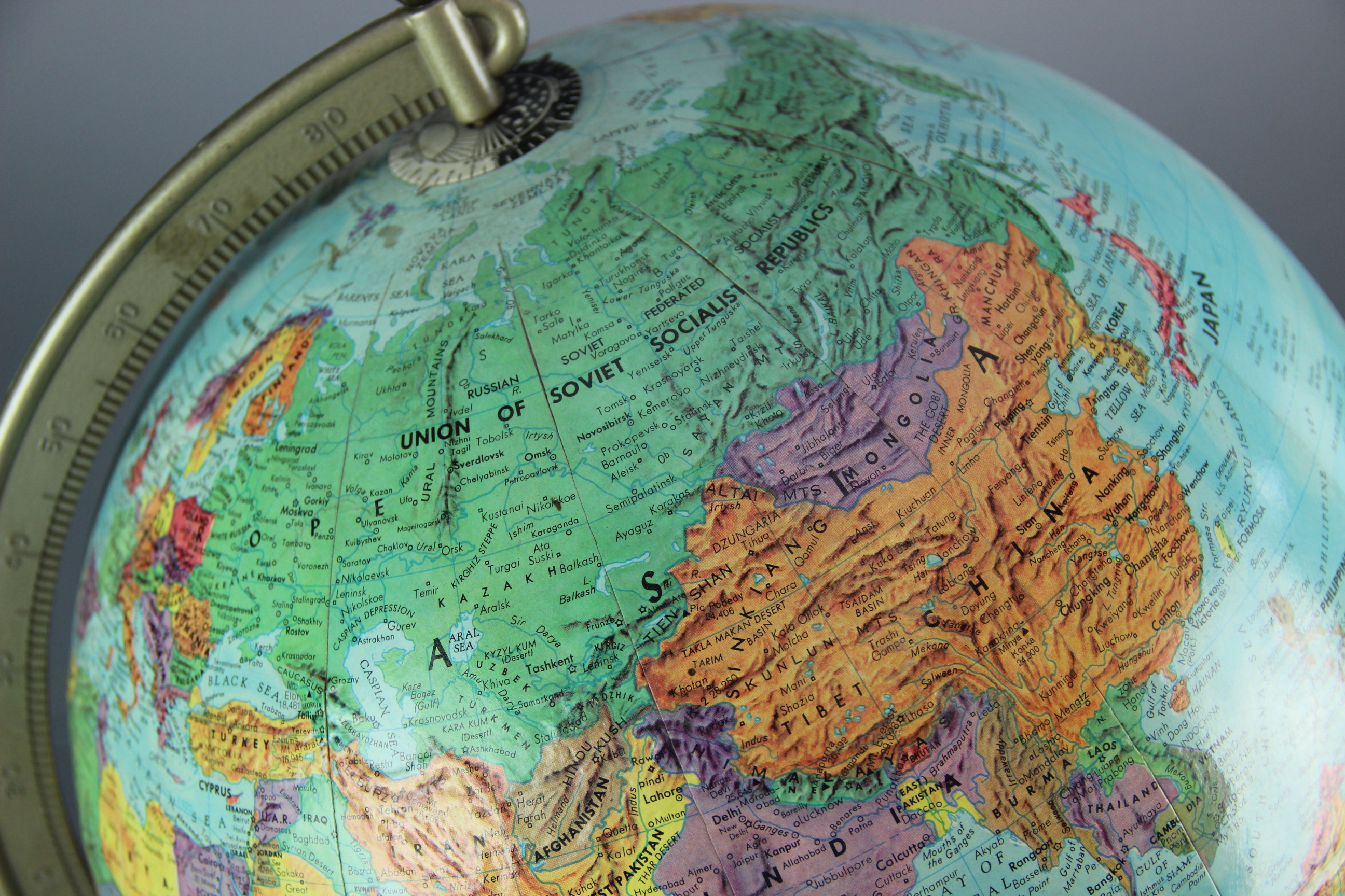 Vintage Replogle 'Stereo Relief' Globe