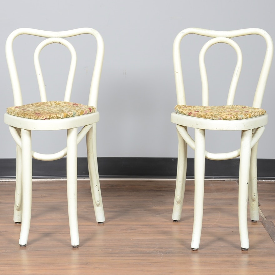 Painted Bentwood Style Cafe Chairs