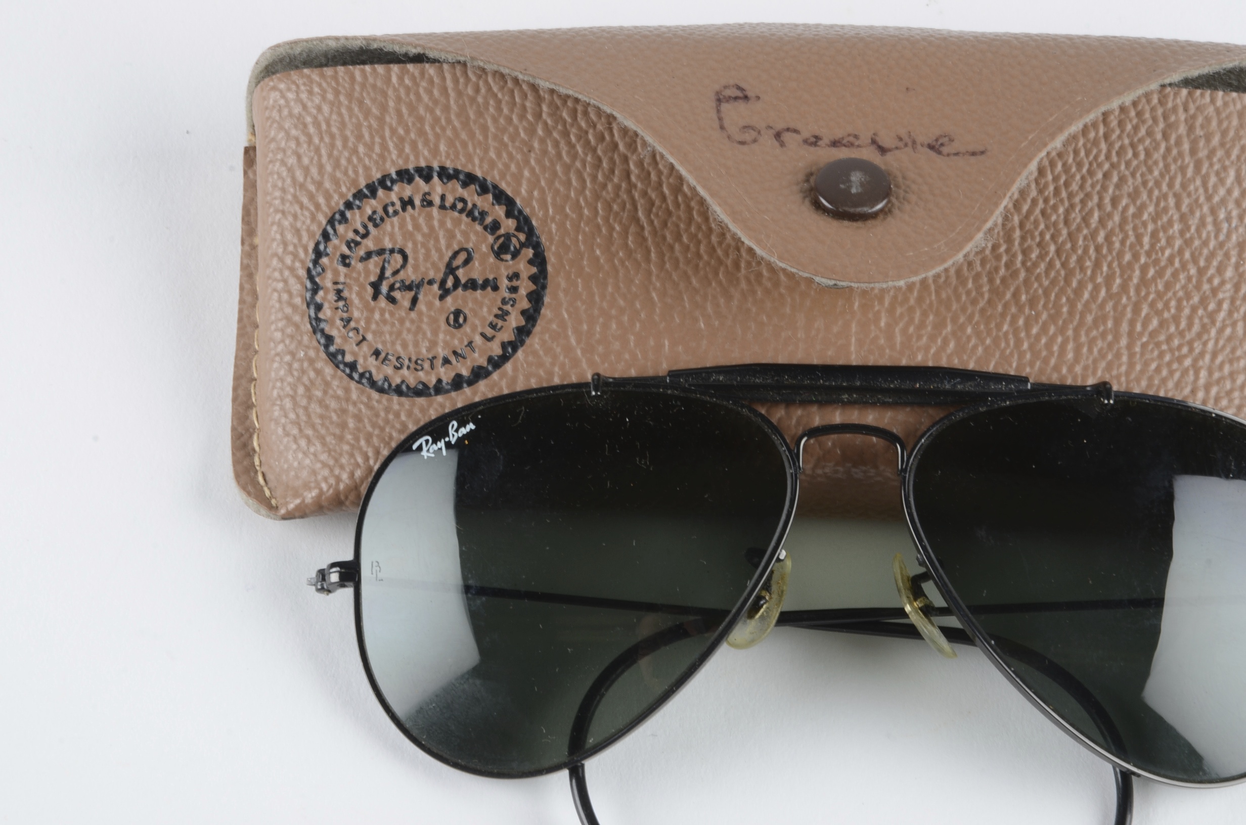 1980s Ray-Ban Sunglasses and Original Case