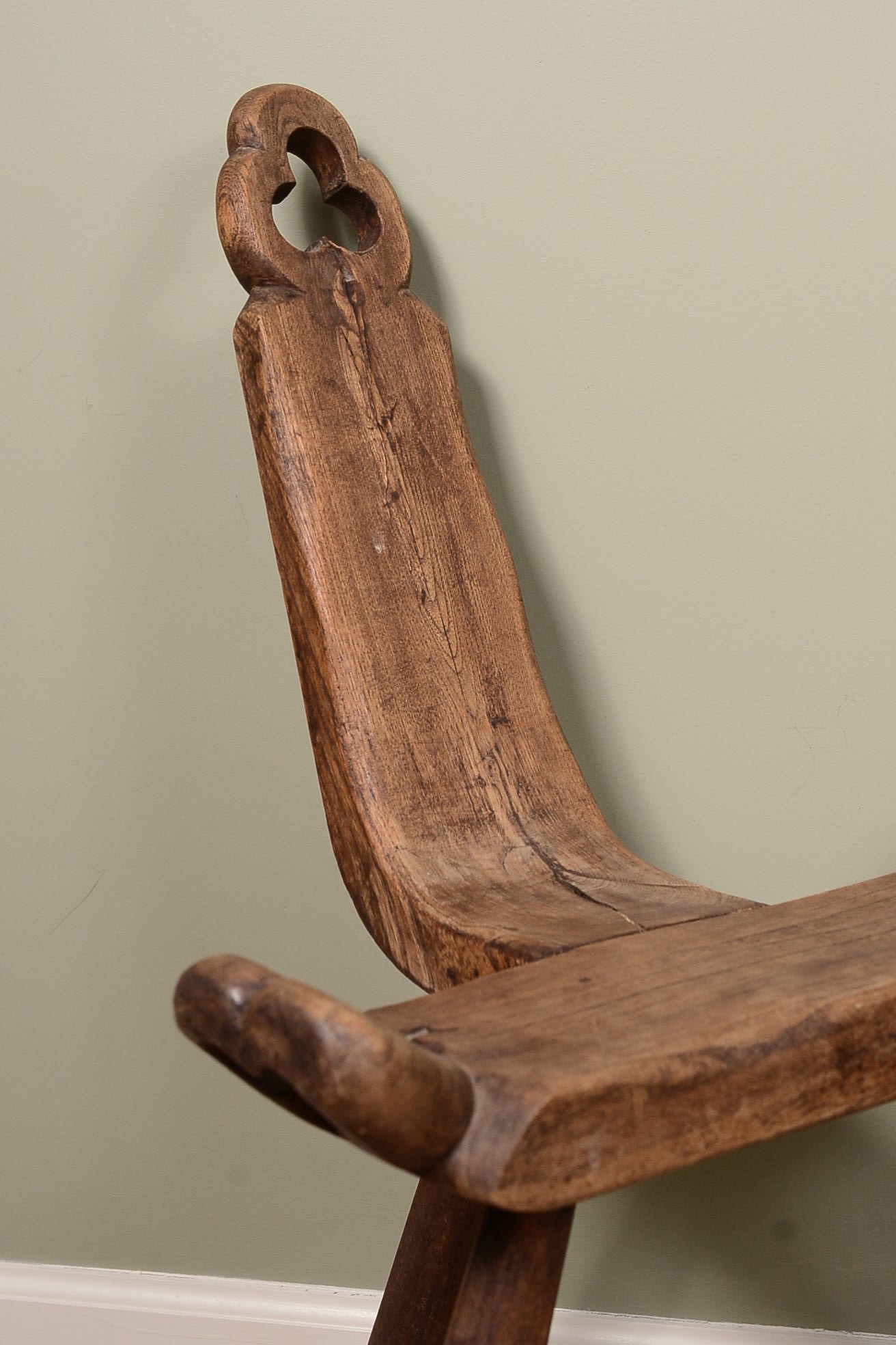 Antique Primitive Birthing Stool