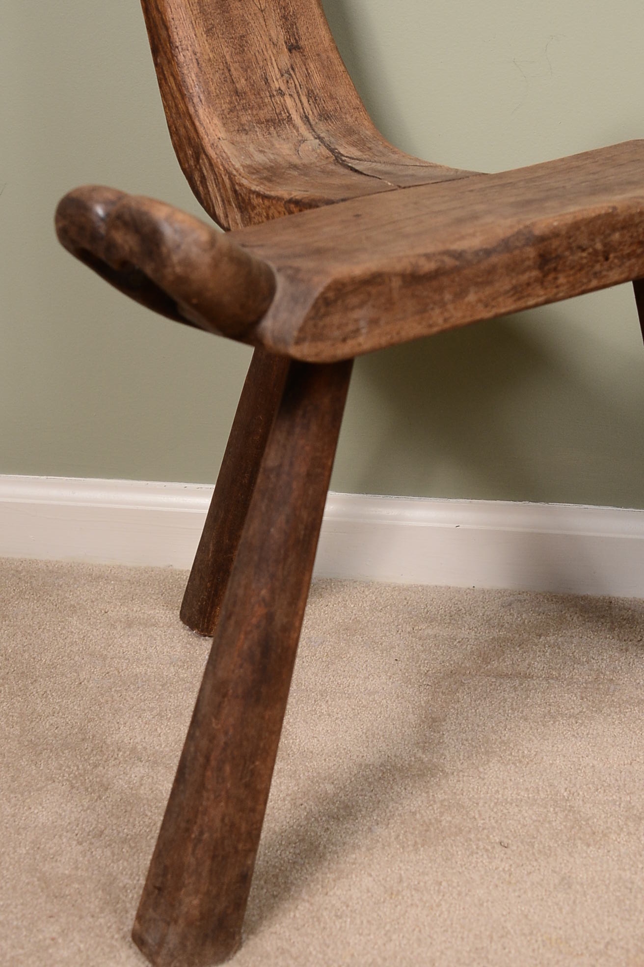 Antique Primitive Birthing Stool