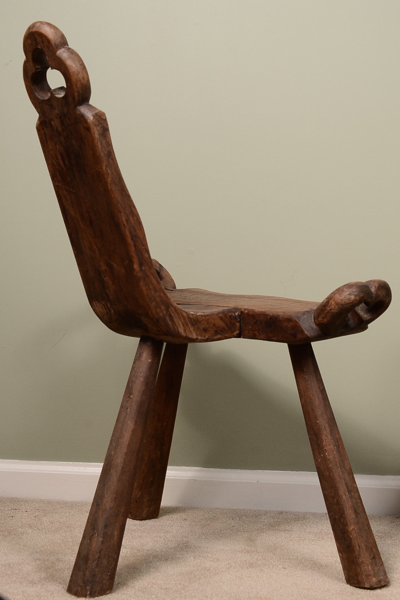 Antique Primitive Birthing Stool