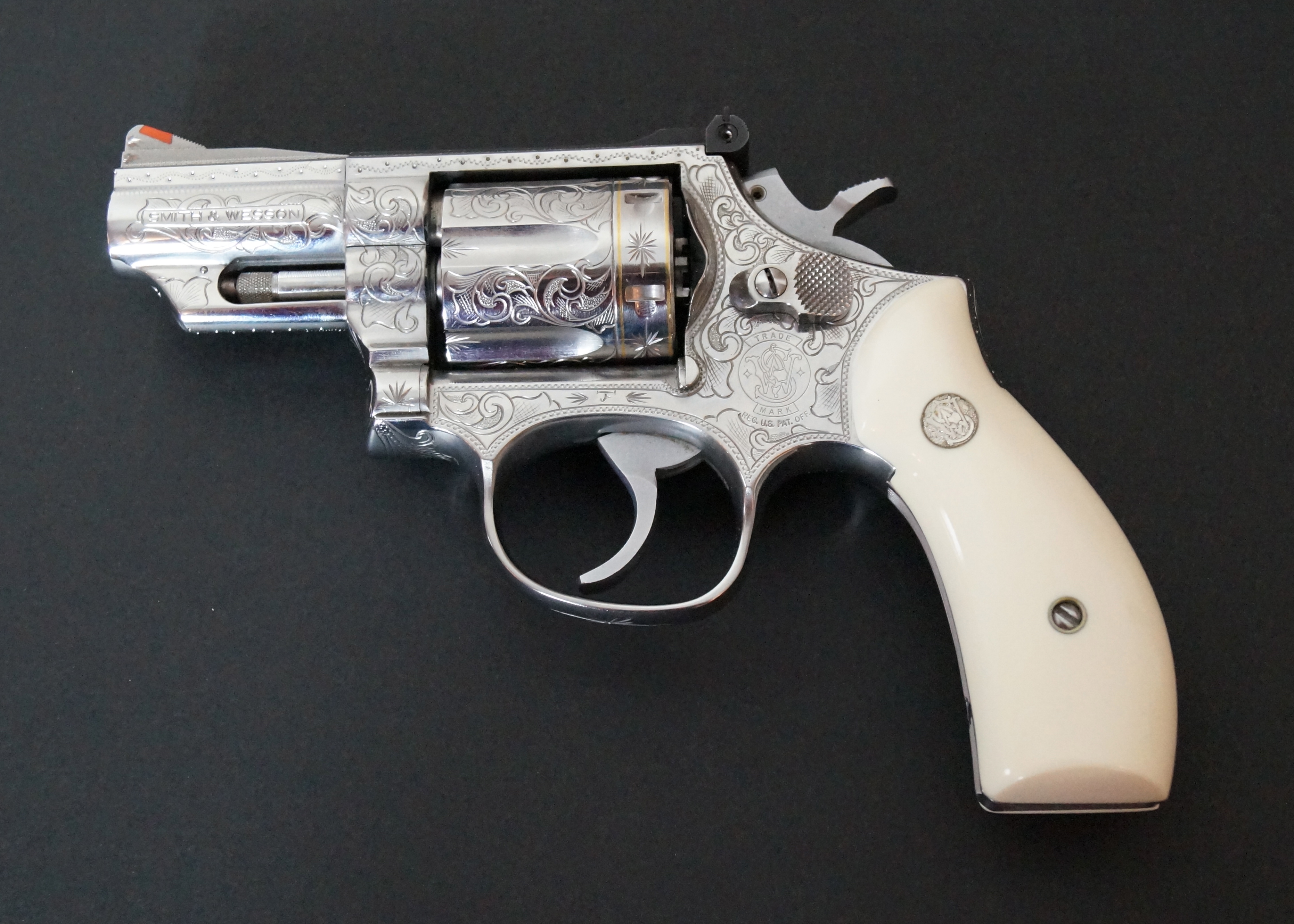 Engraved Smith & Wesson .357 Combat Magnum Model 66