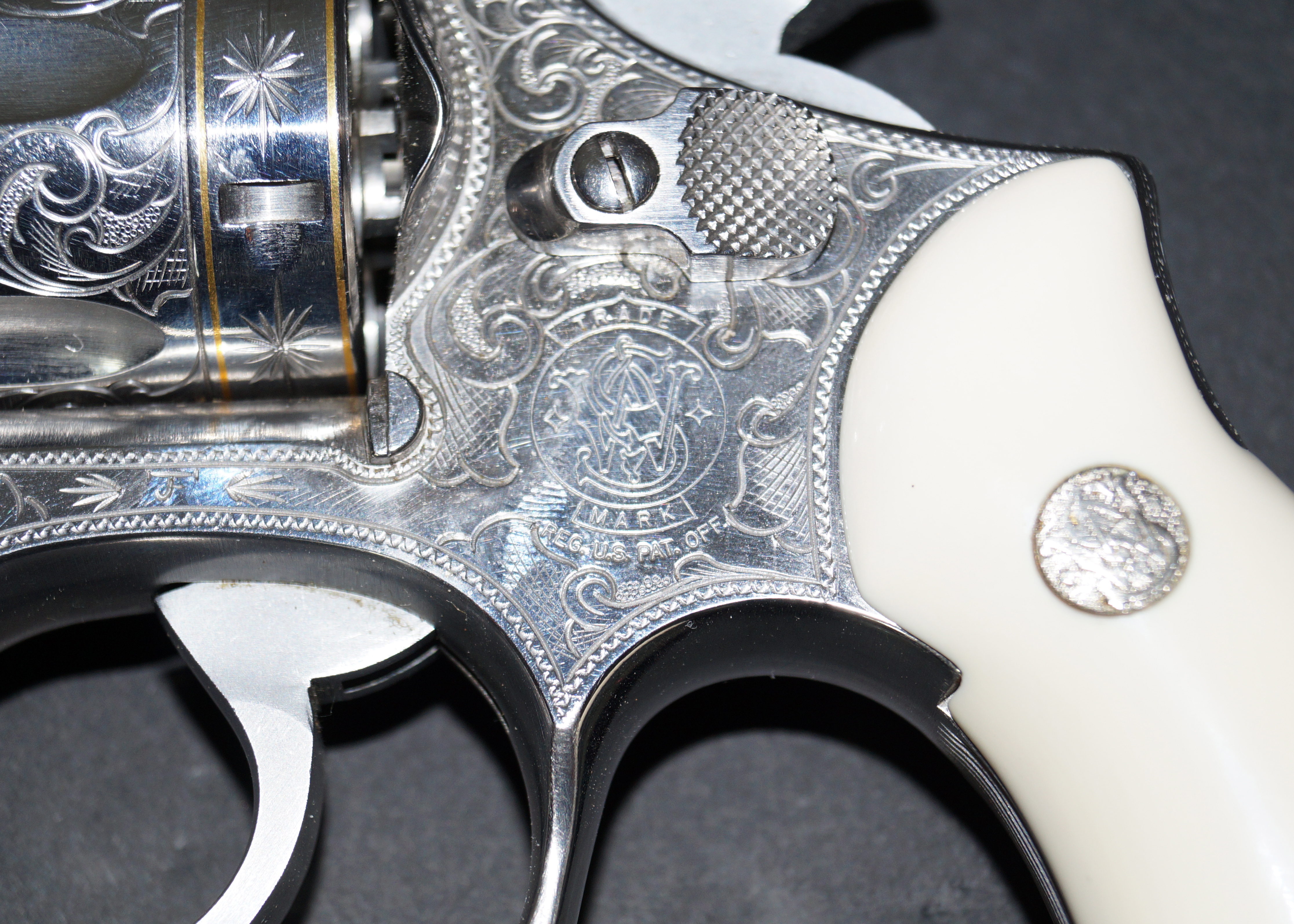 Engraved Smith & Wesson .357 Combat Magnum Model 66