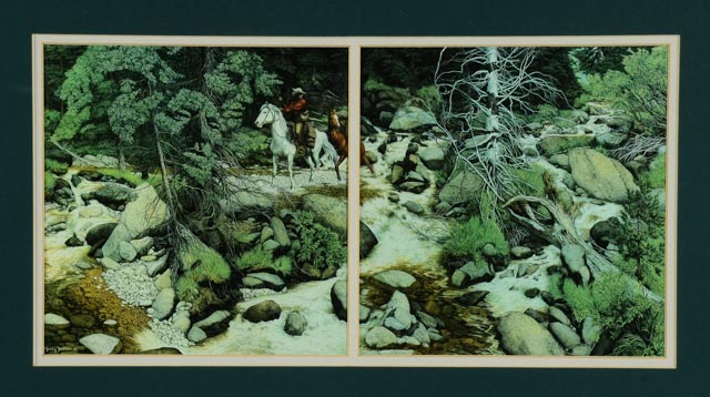 Bev Doolittle "The Forest Has Eyes" Lithograph and Arrow