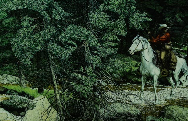 Bev Doolittle "The Forest Has Eyes" Lithograph and Arrow