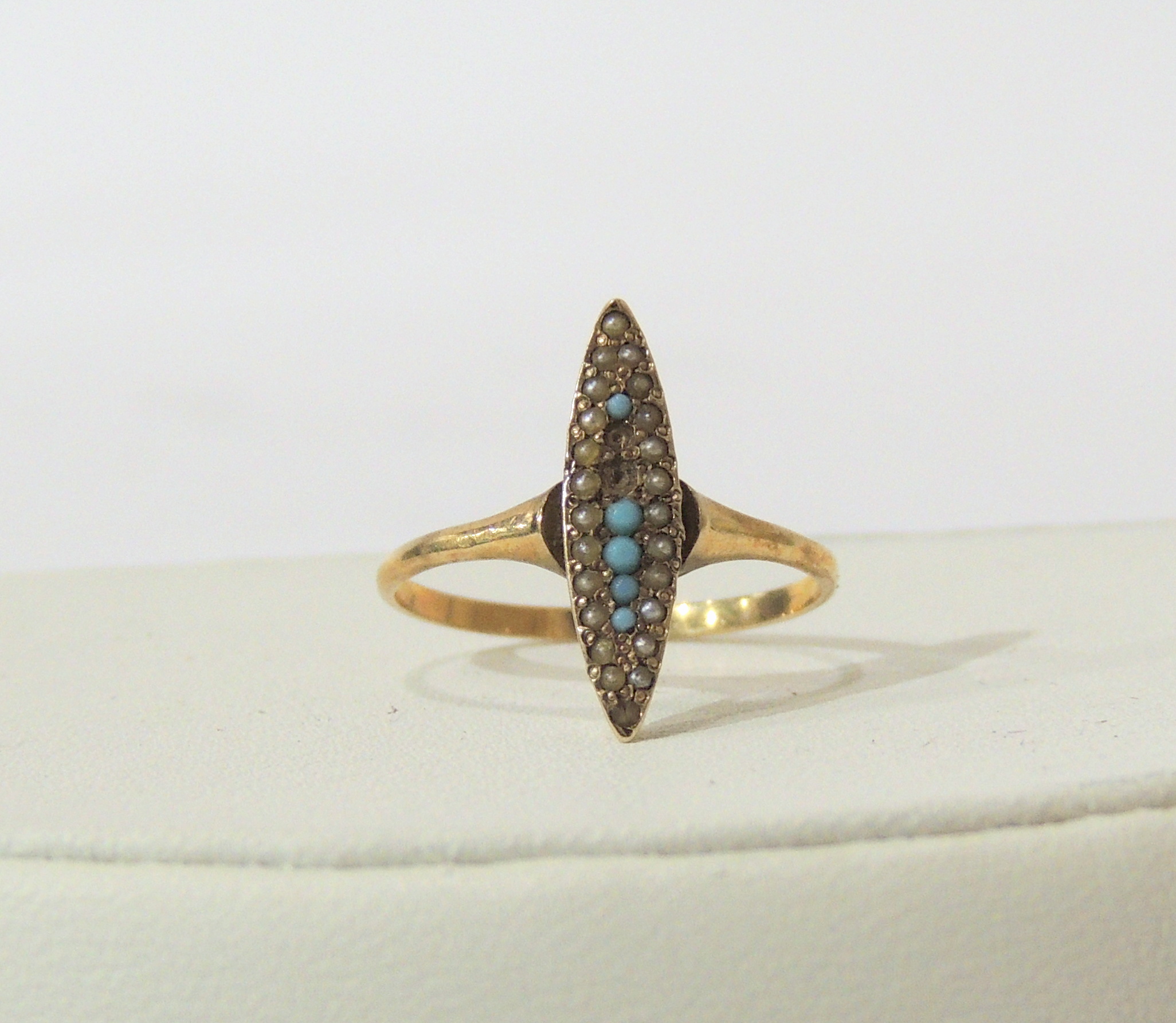 Damascene Style Niello Persian Cameo Bracelet and Gold Ring