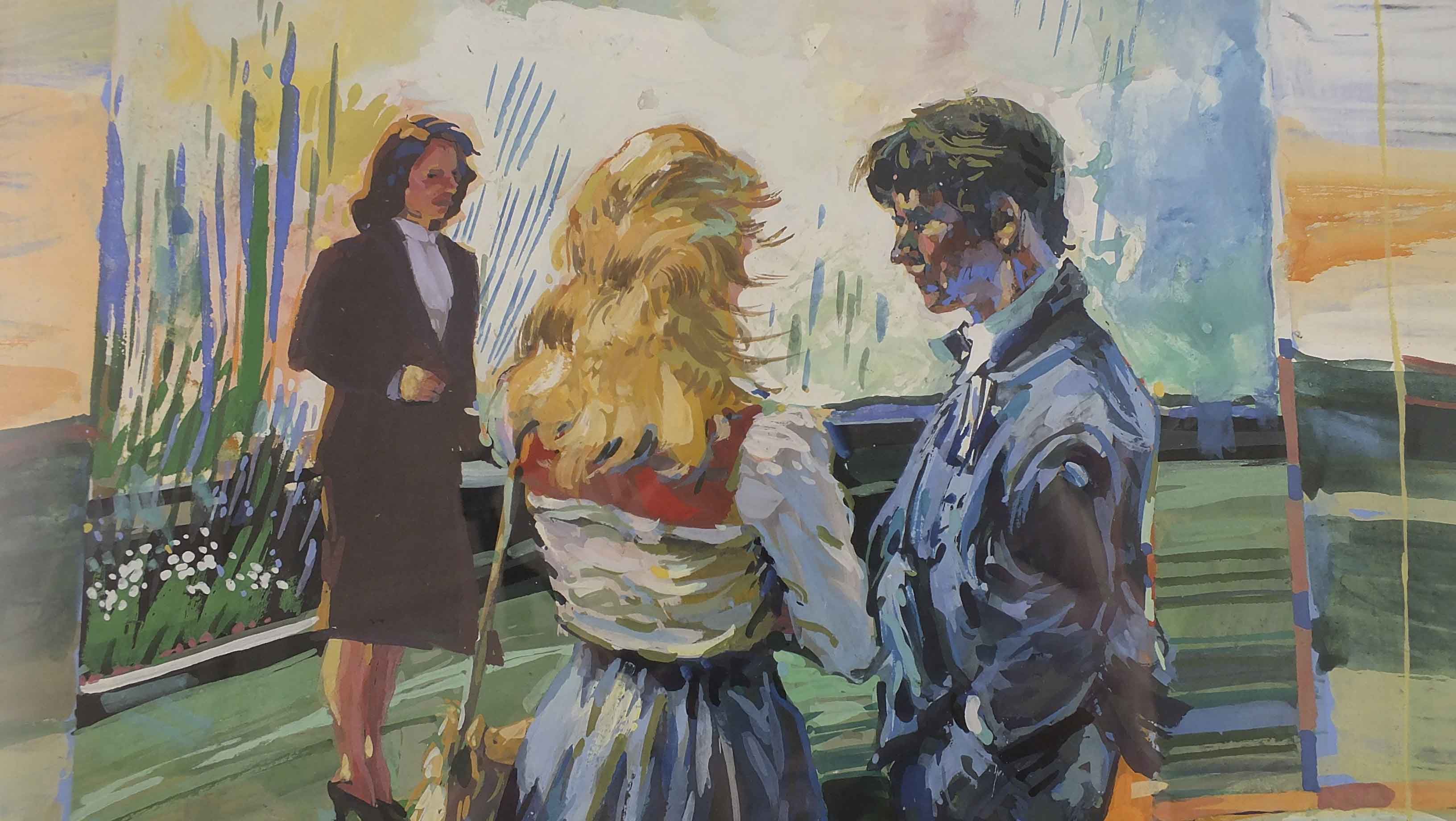 "Hostile Takeover" Painting by Richard Reed