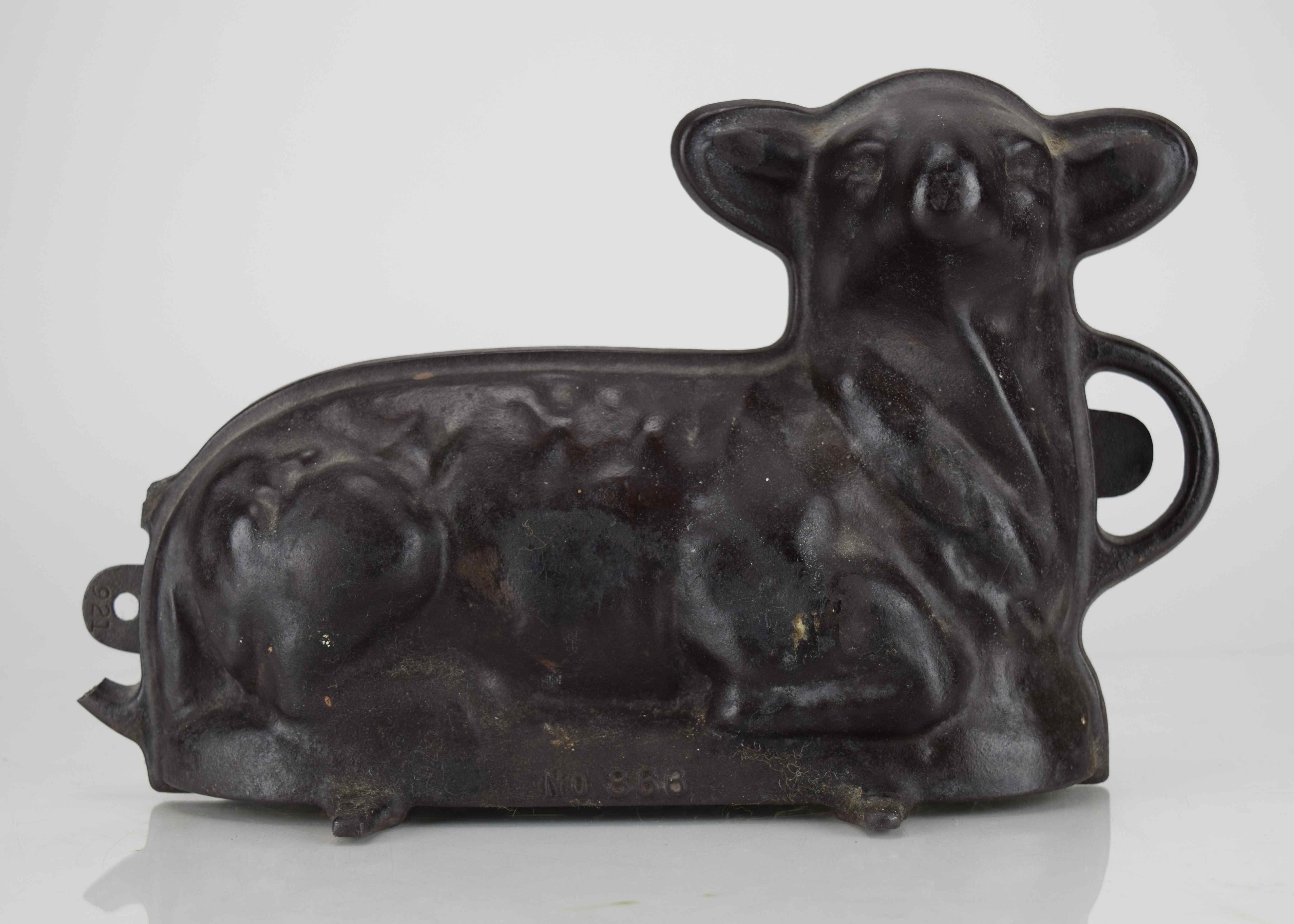 Cast Iron Lamb Cake Mold