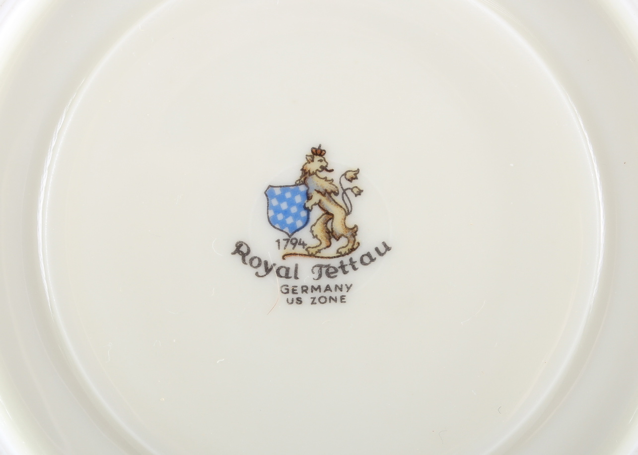 Circa 1950 Royal Tettau "Melrose" China
