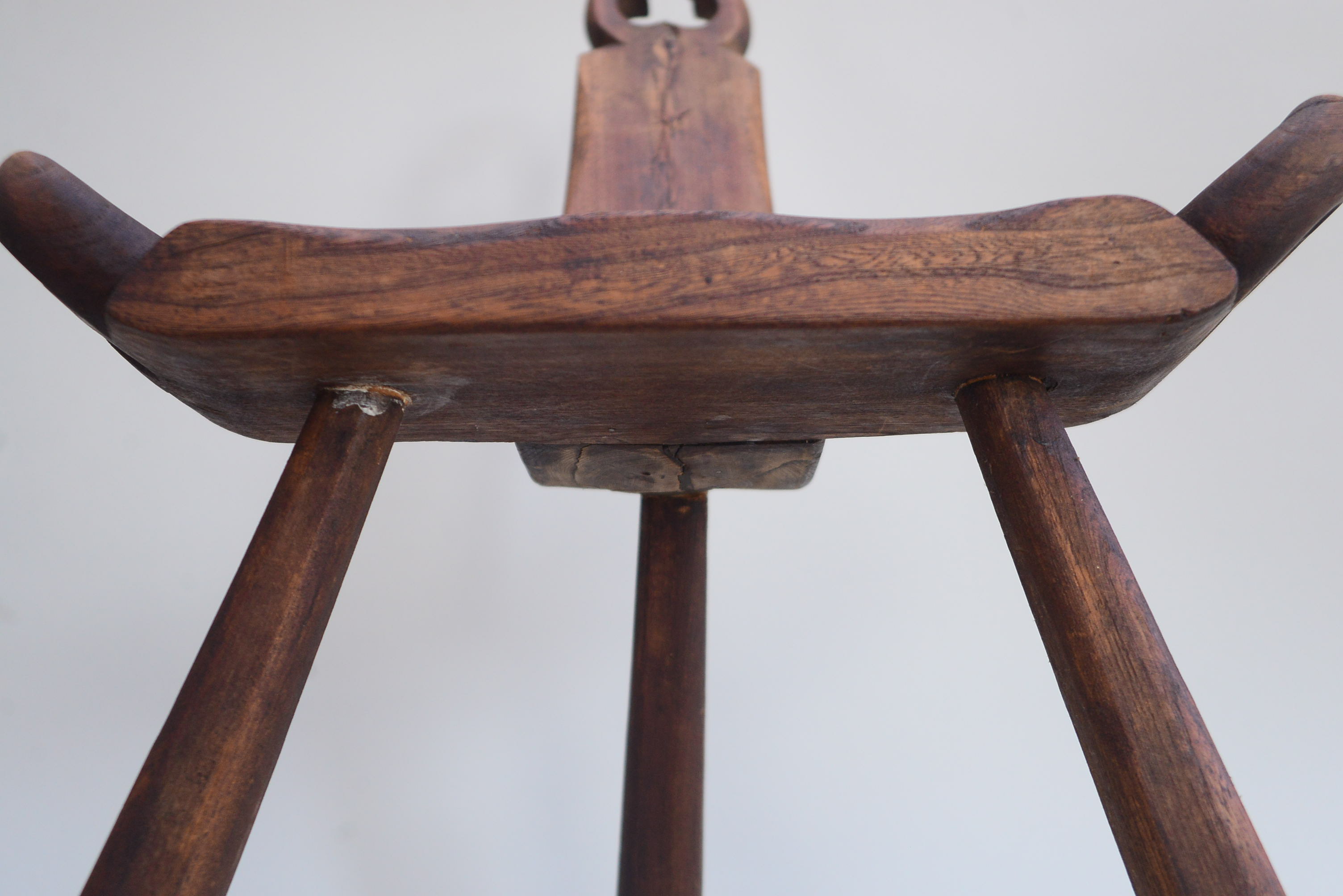 Antique Primitive Birthing Stool