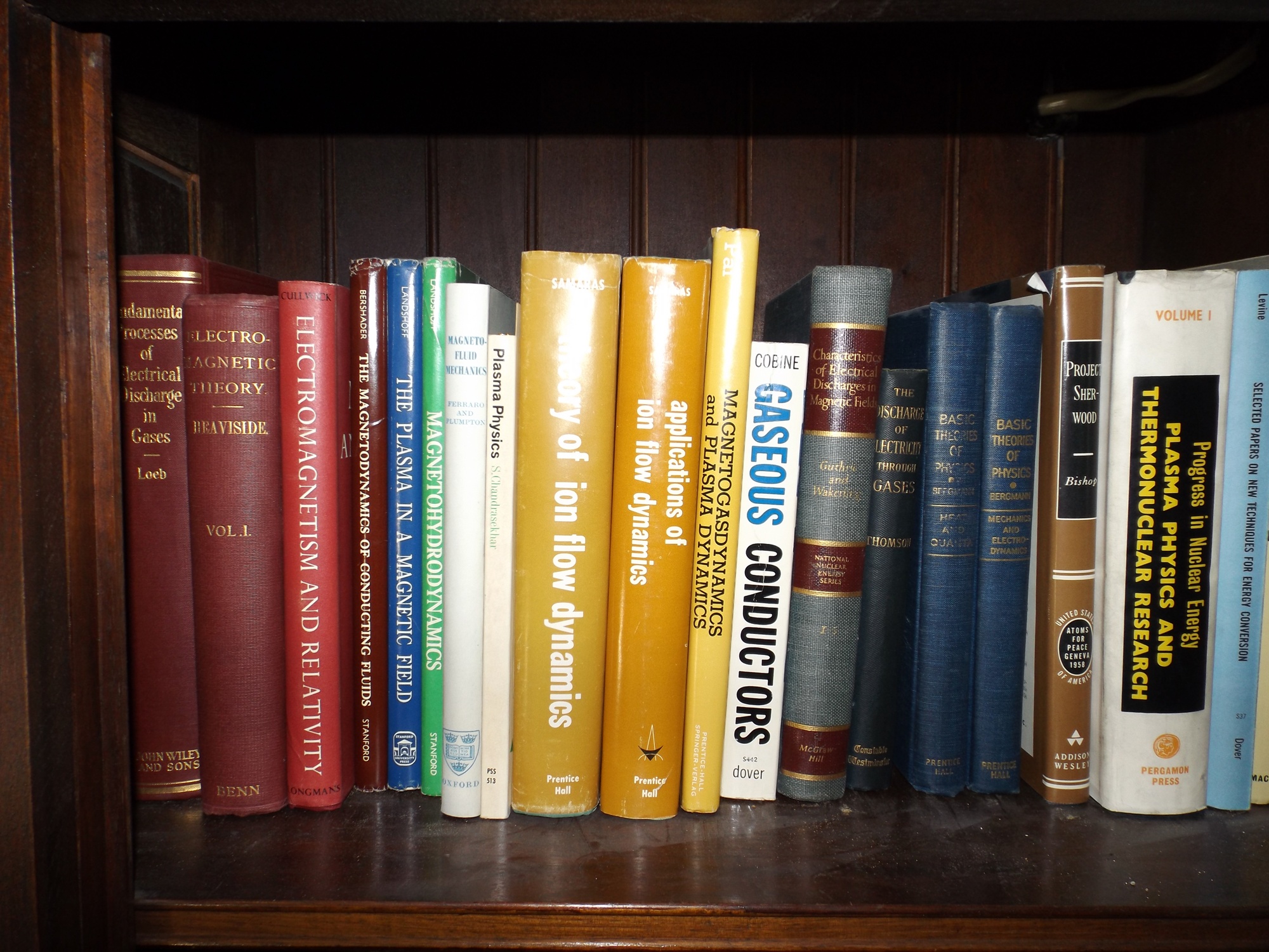 Five Shelves of Science and Chemistry Books