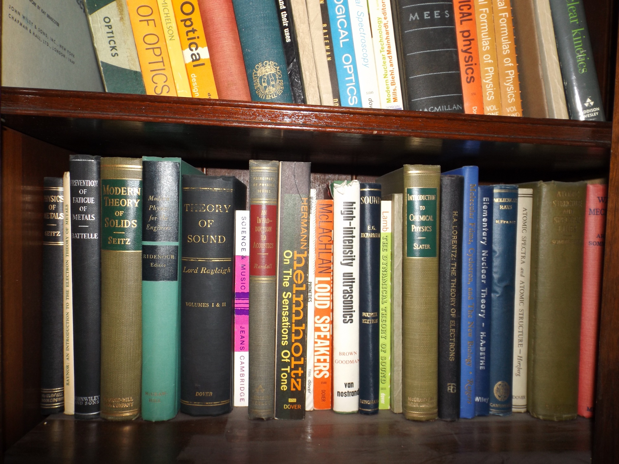 Five Shelves of Science and Chemistry Books