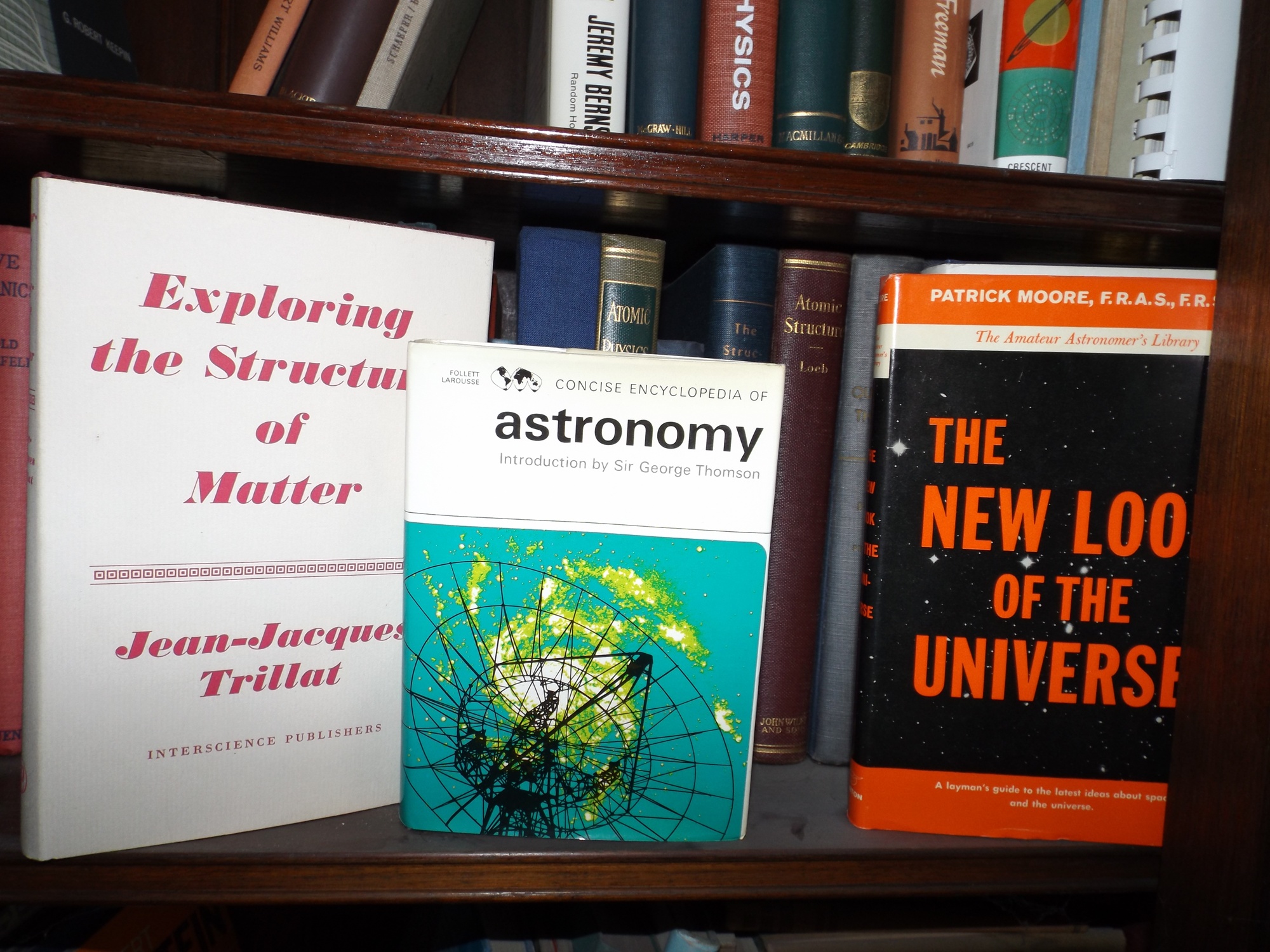 Five Shelves of Science and Chemistry Books