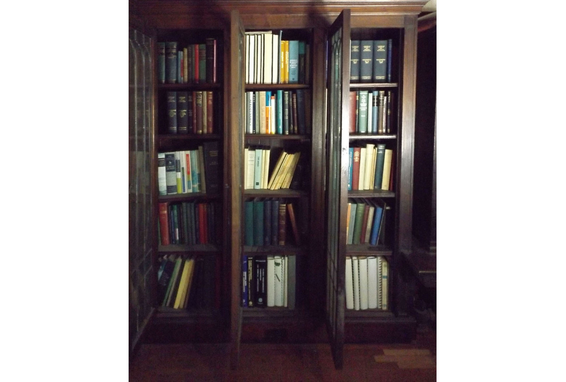 Five Shelves of Science and Chemistry Books