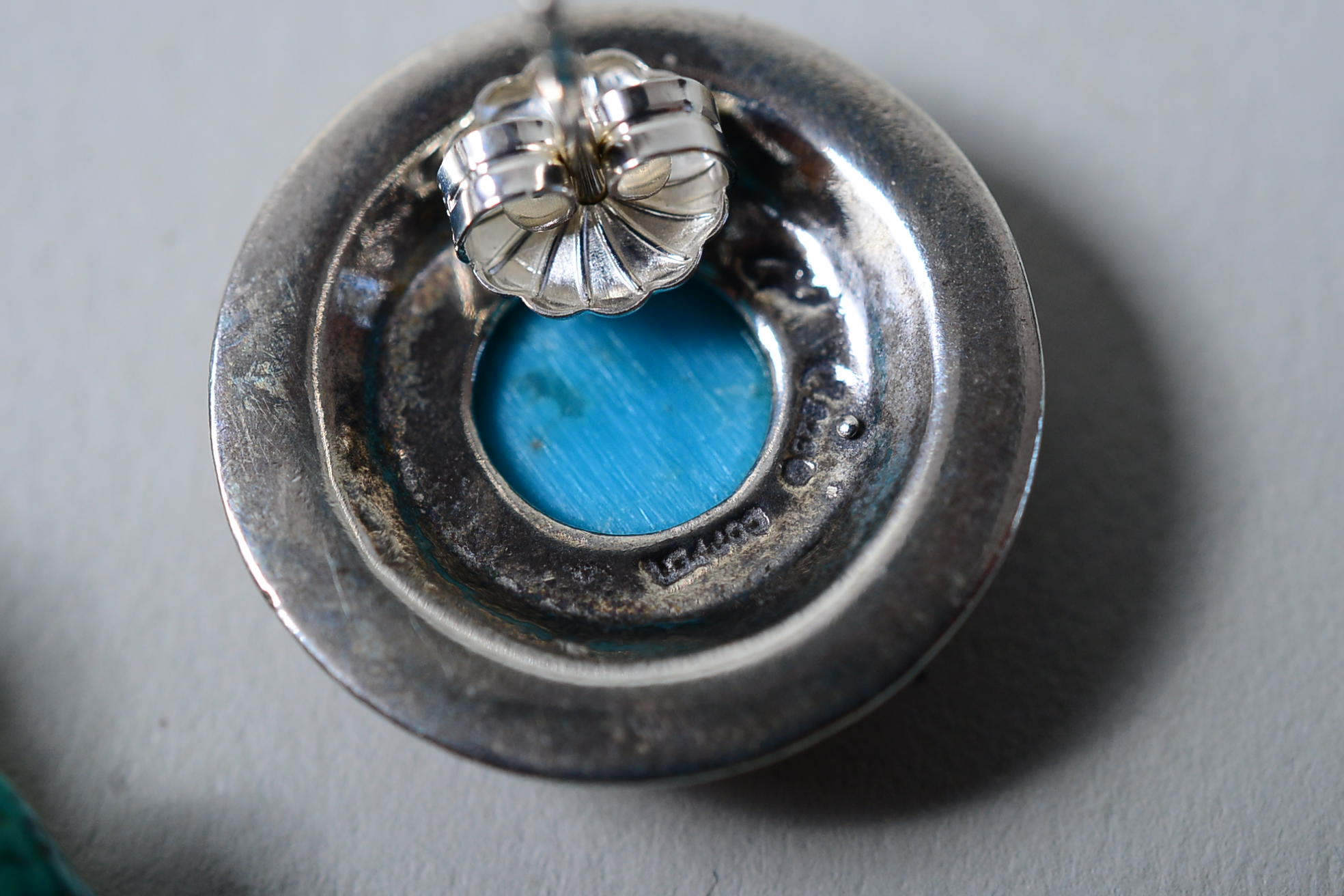 Sterling Silver&Turqoise Bracelet and Earrings