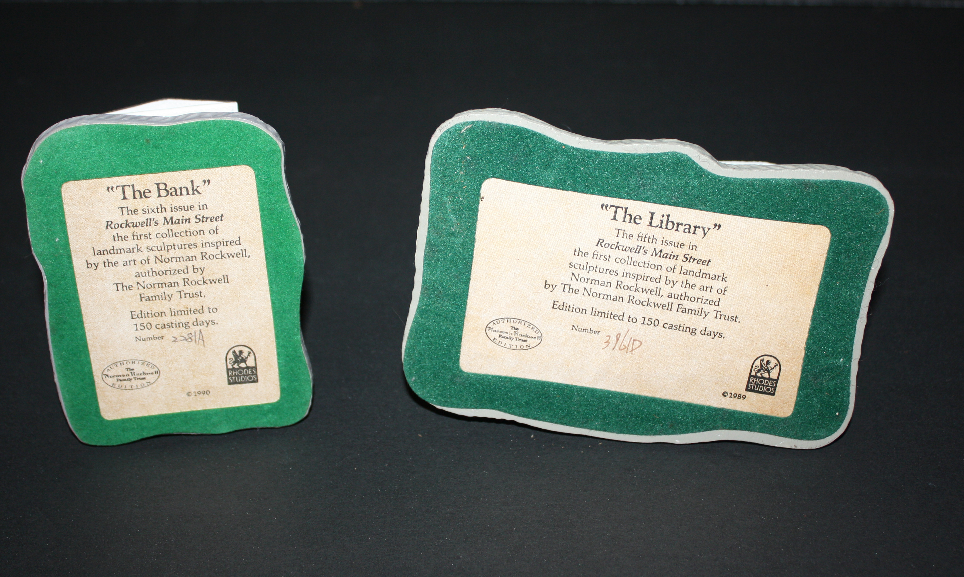 Limited Edition Norman Rockwell Gallery Figurines